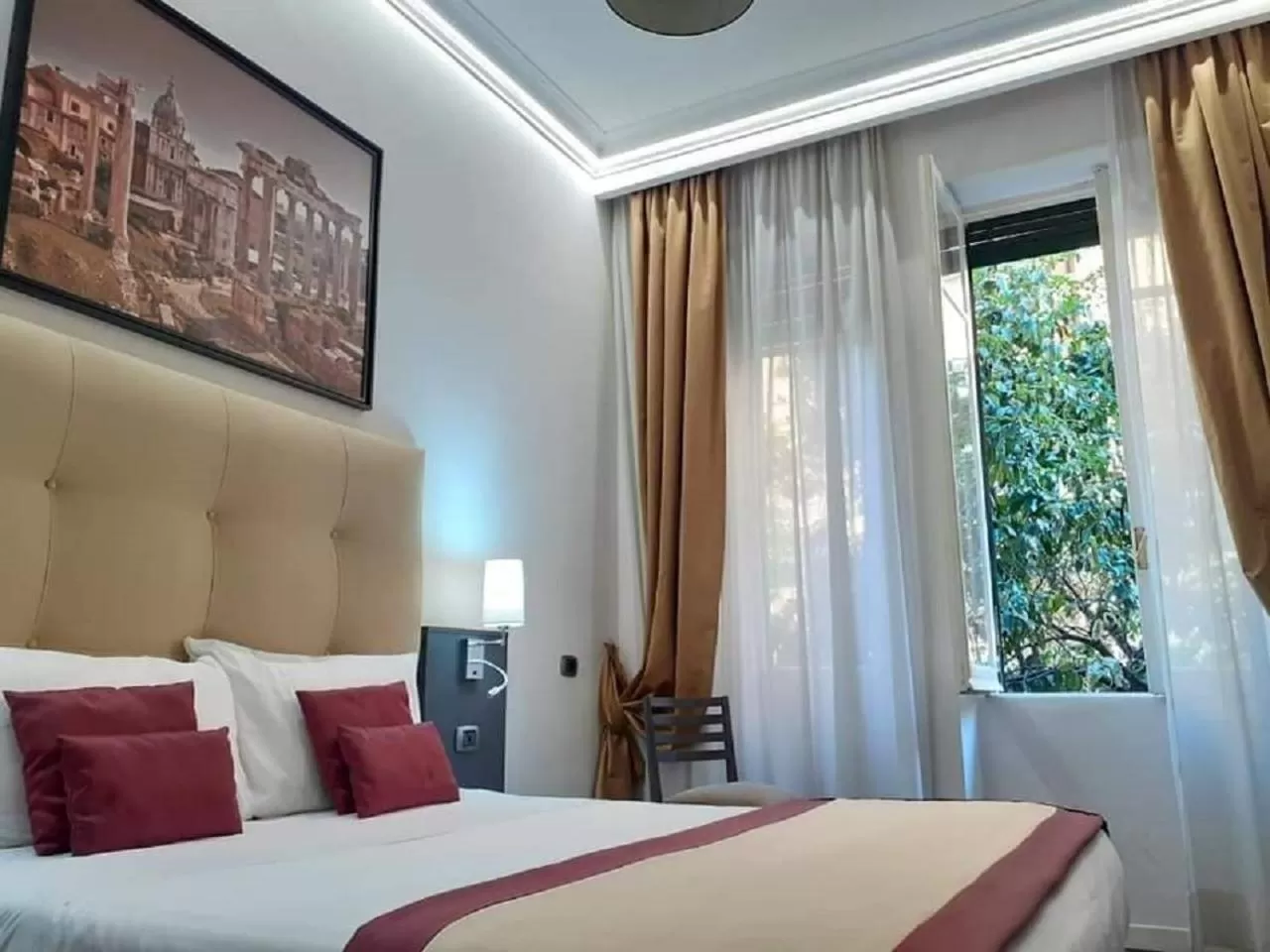 Bed in Aventino Guest House