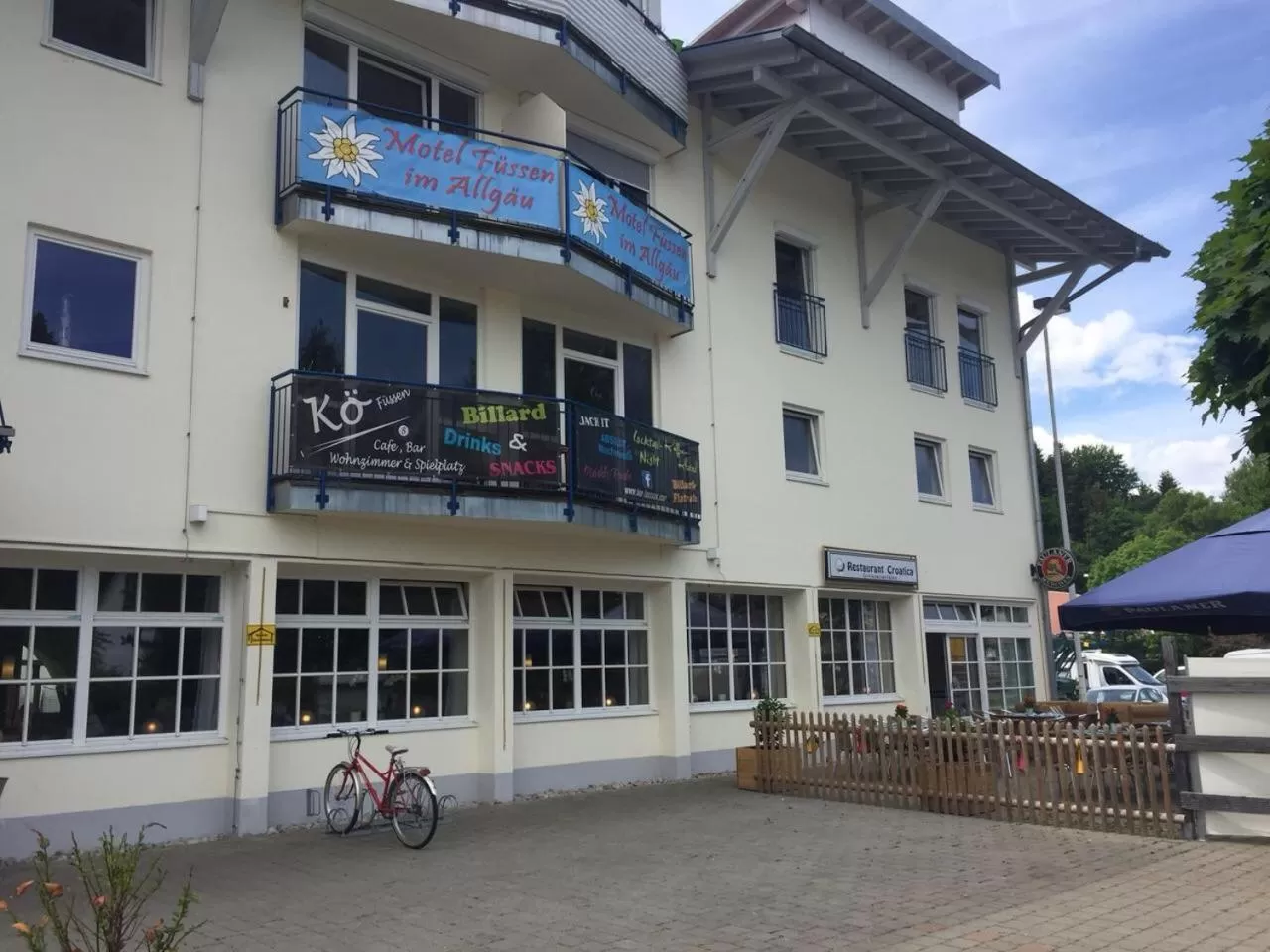 Facade/entrance, Property Building in Motel Füssen im Allgäu