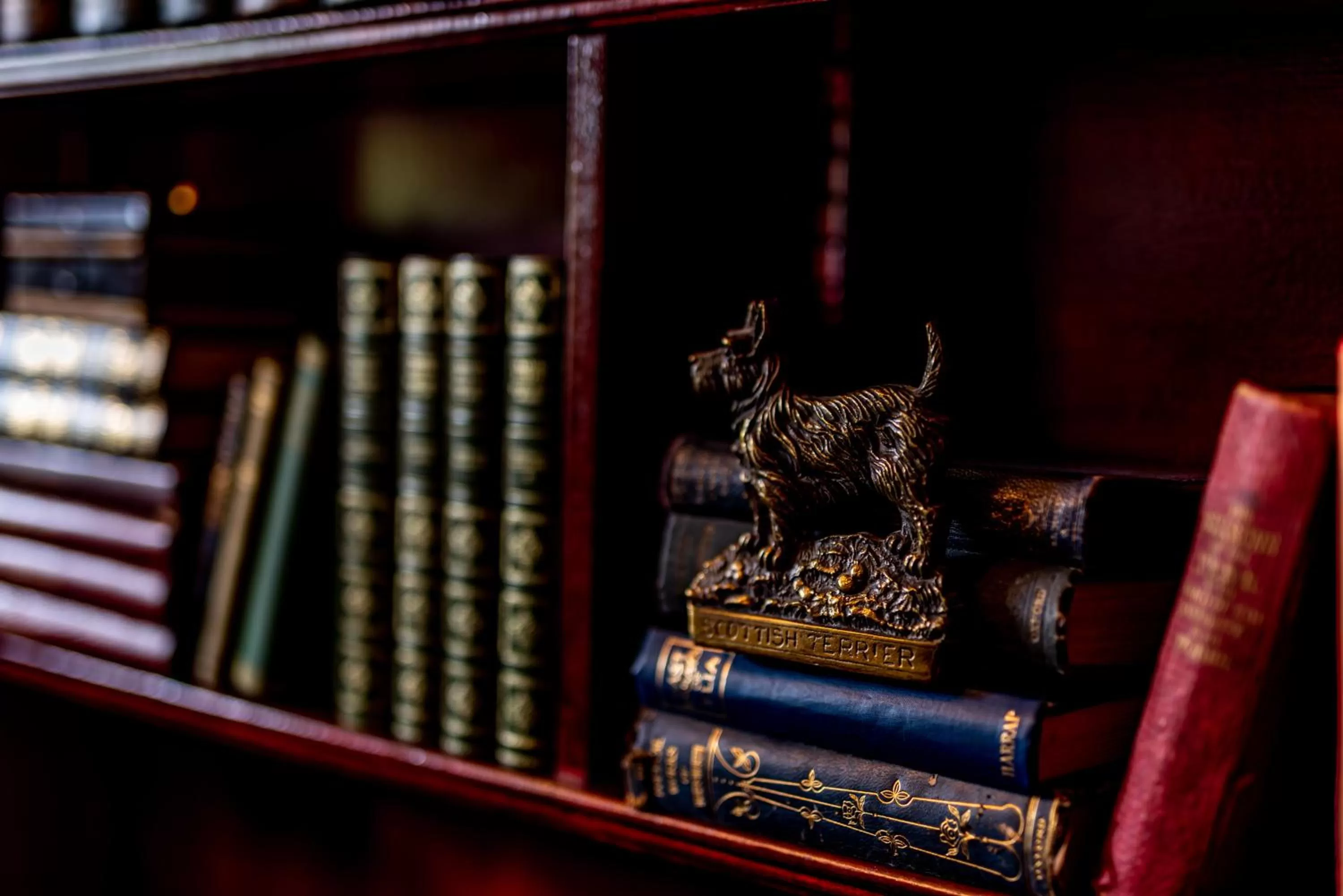 Library in Melville Castle Hotel