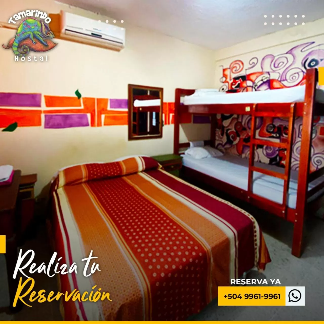 Bed in Tamarindo Hostel