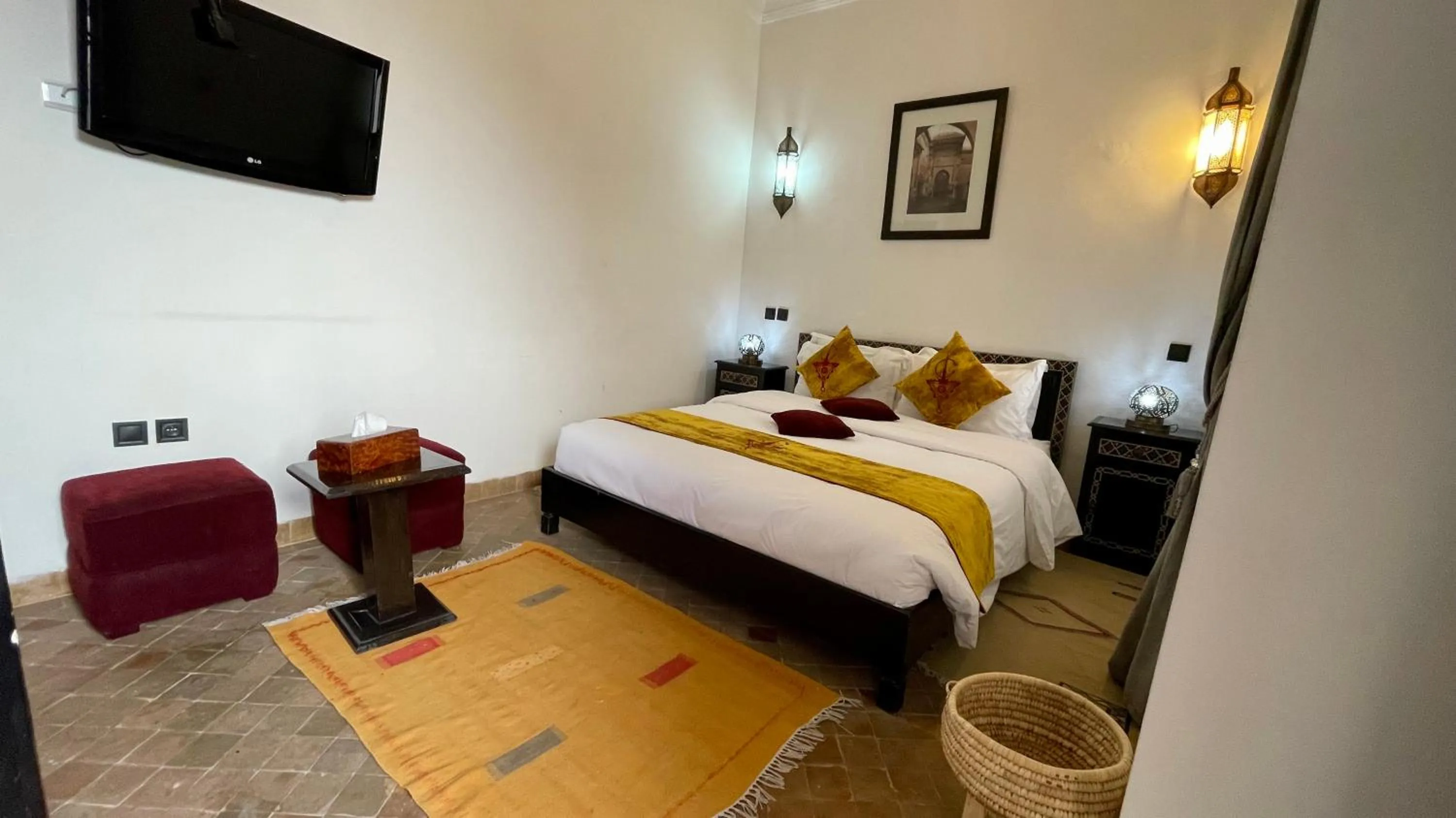 Bedroom in Riad Dar Foundouk and Spa