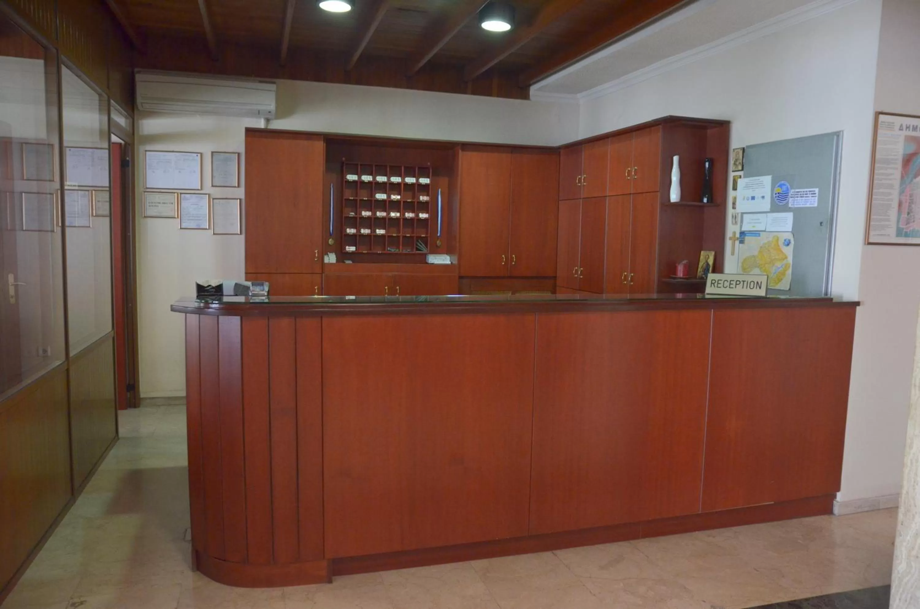 Lobby or reception in Hotel Costis