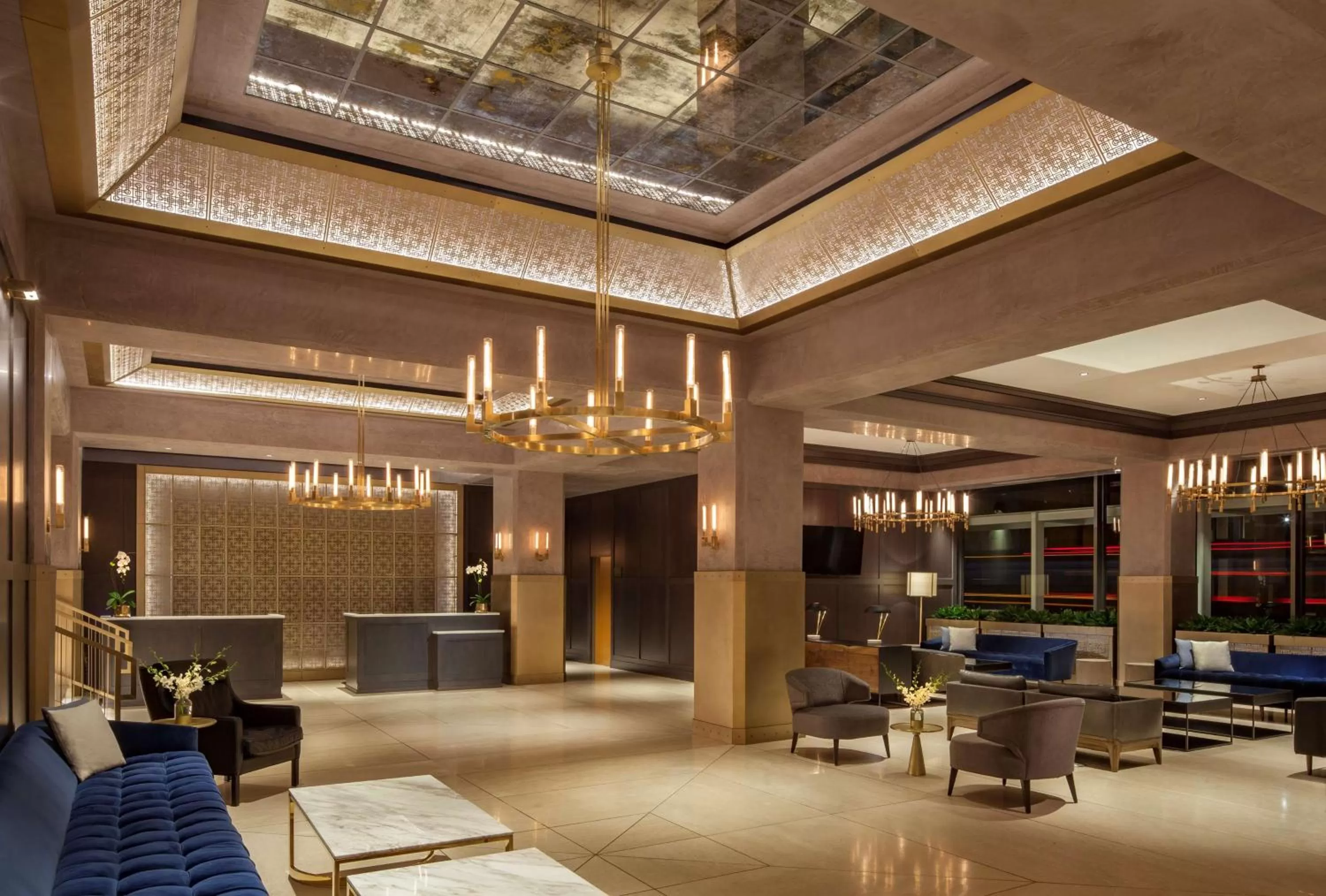 Lobby or reception in The Marquette Hotel, Curio Collection by Hilton