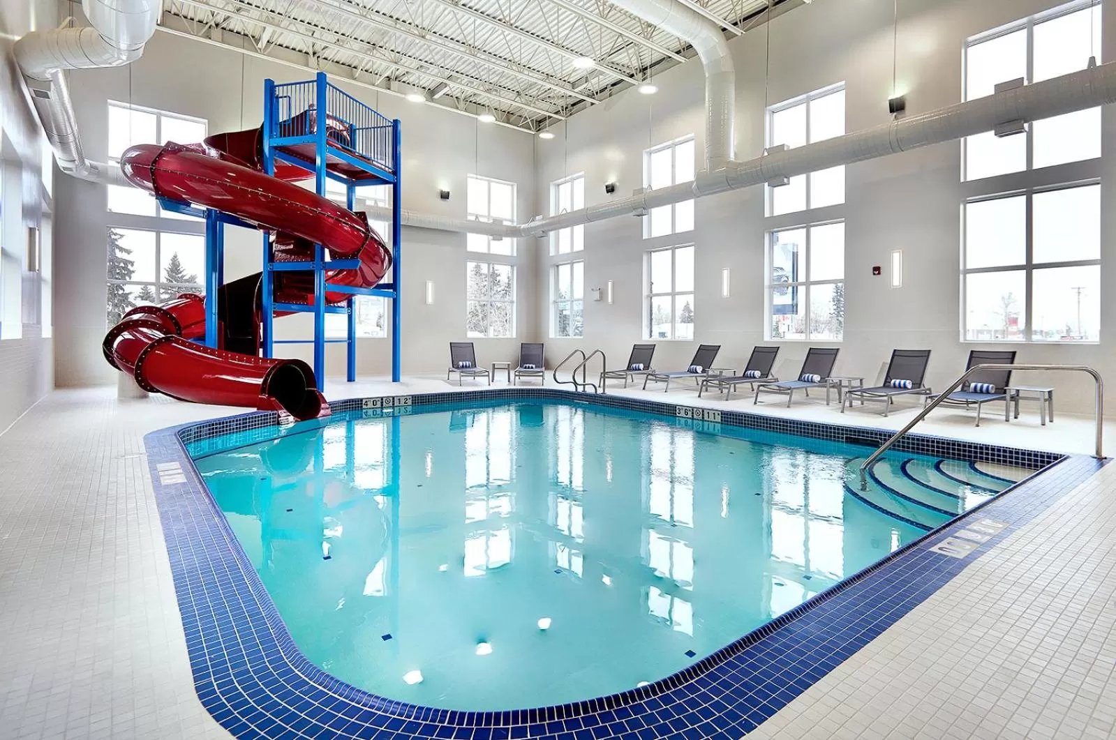 Swimming pool in Best Western Plus Edmonton Airport Hotel
