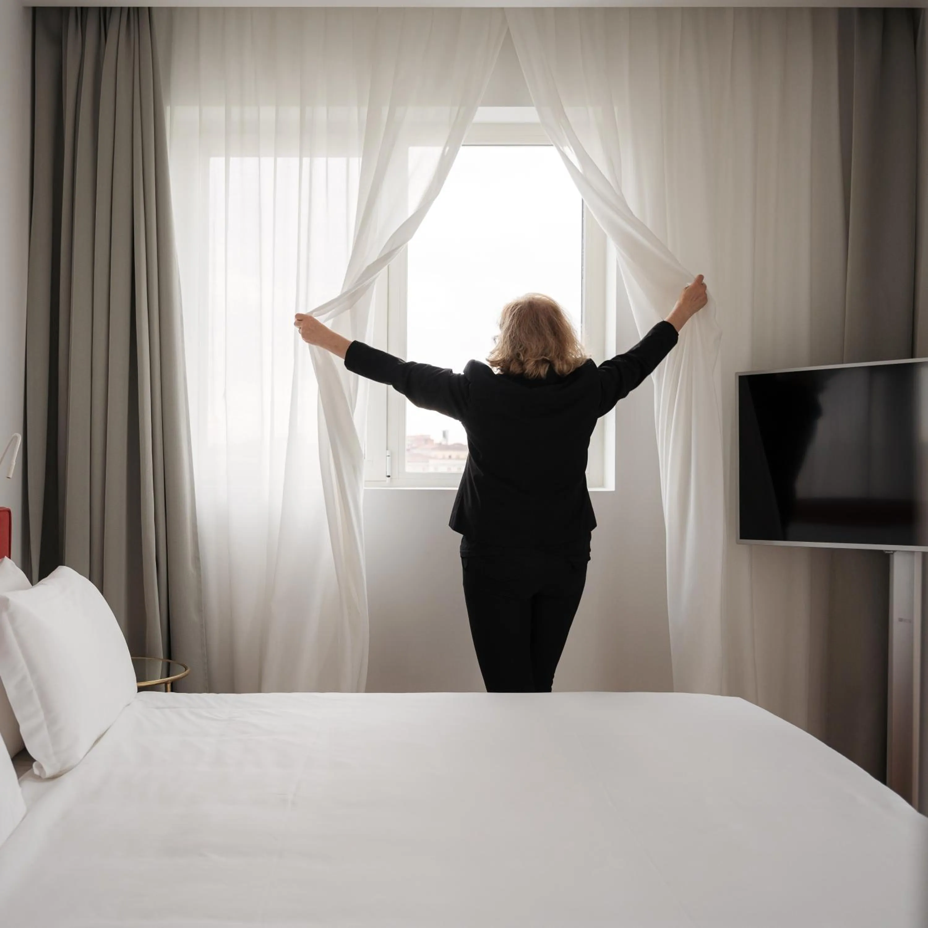 Staff, Bed in Hotel Morfeo