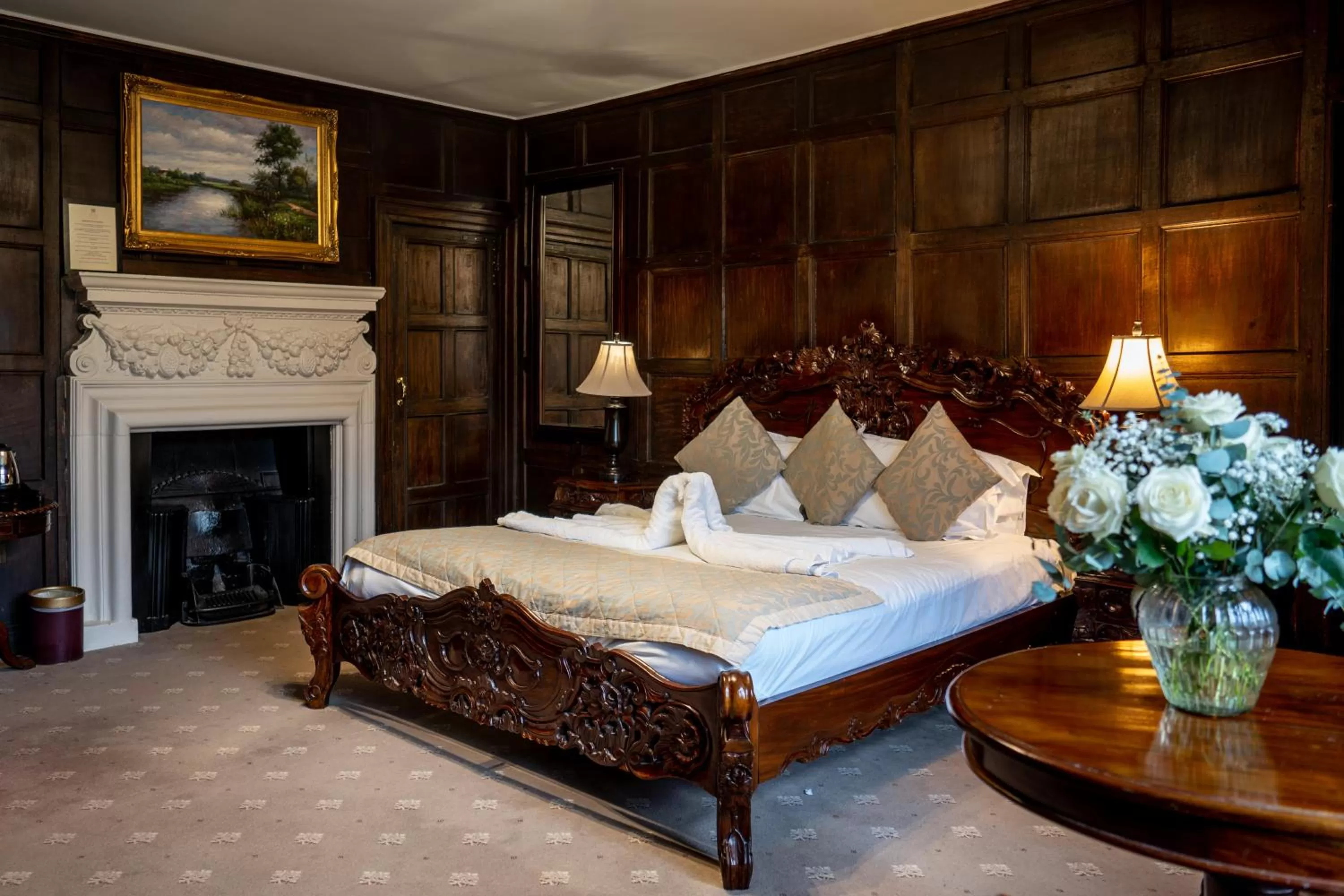 Bedroom, Bed in Castle Bromwich Hall Hotel, BW Signature Collection by Best Western