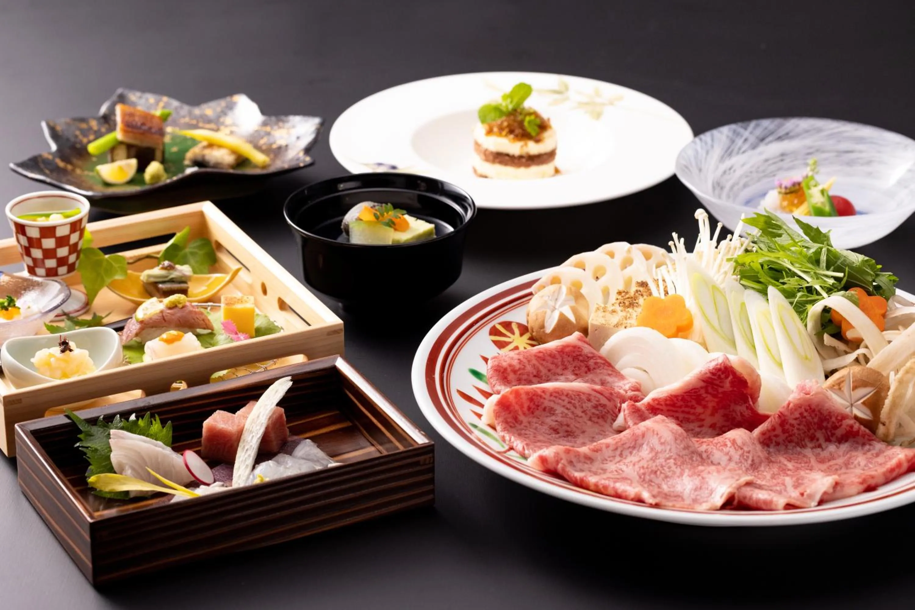 Dinner in Urari Takeo Garden Terrace Spa Resorts