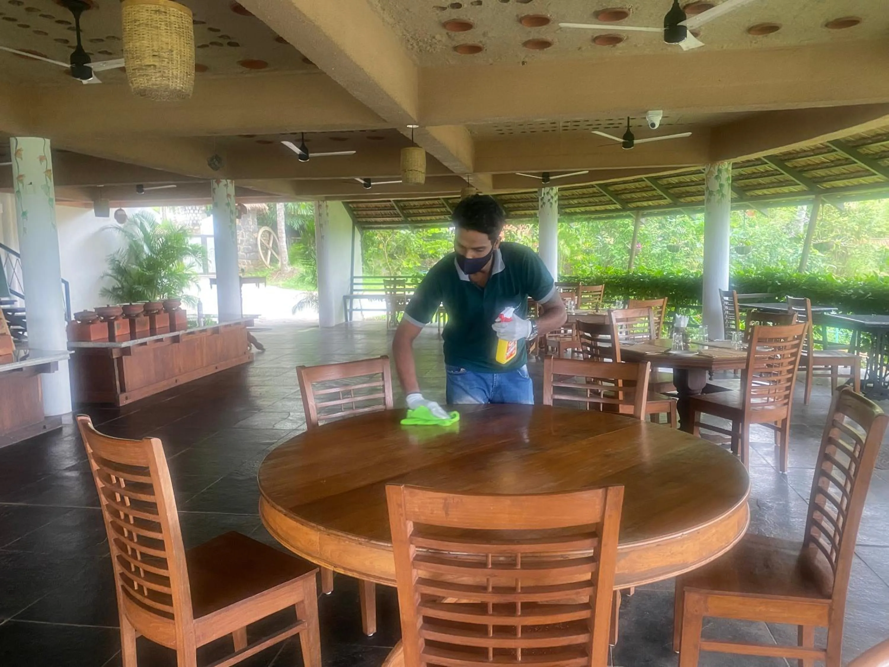 Staff in AMARA AYURVEDA RETREAT- Overlooking Evergreen Western Ghats an ecologically sustainable living space in Kovalam