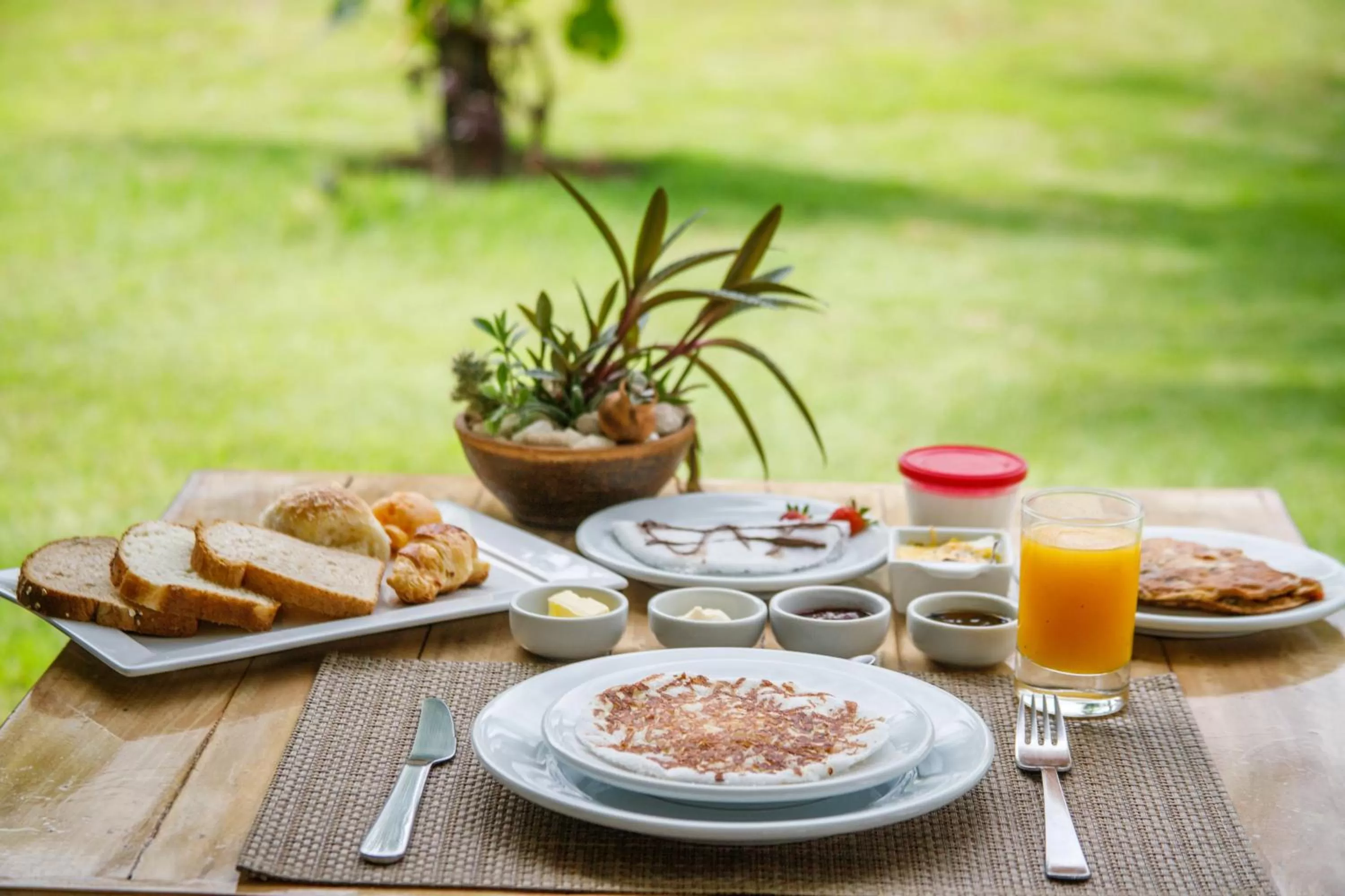 Food and drinks in Portofino Pousada