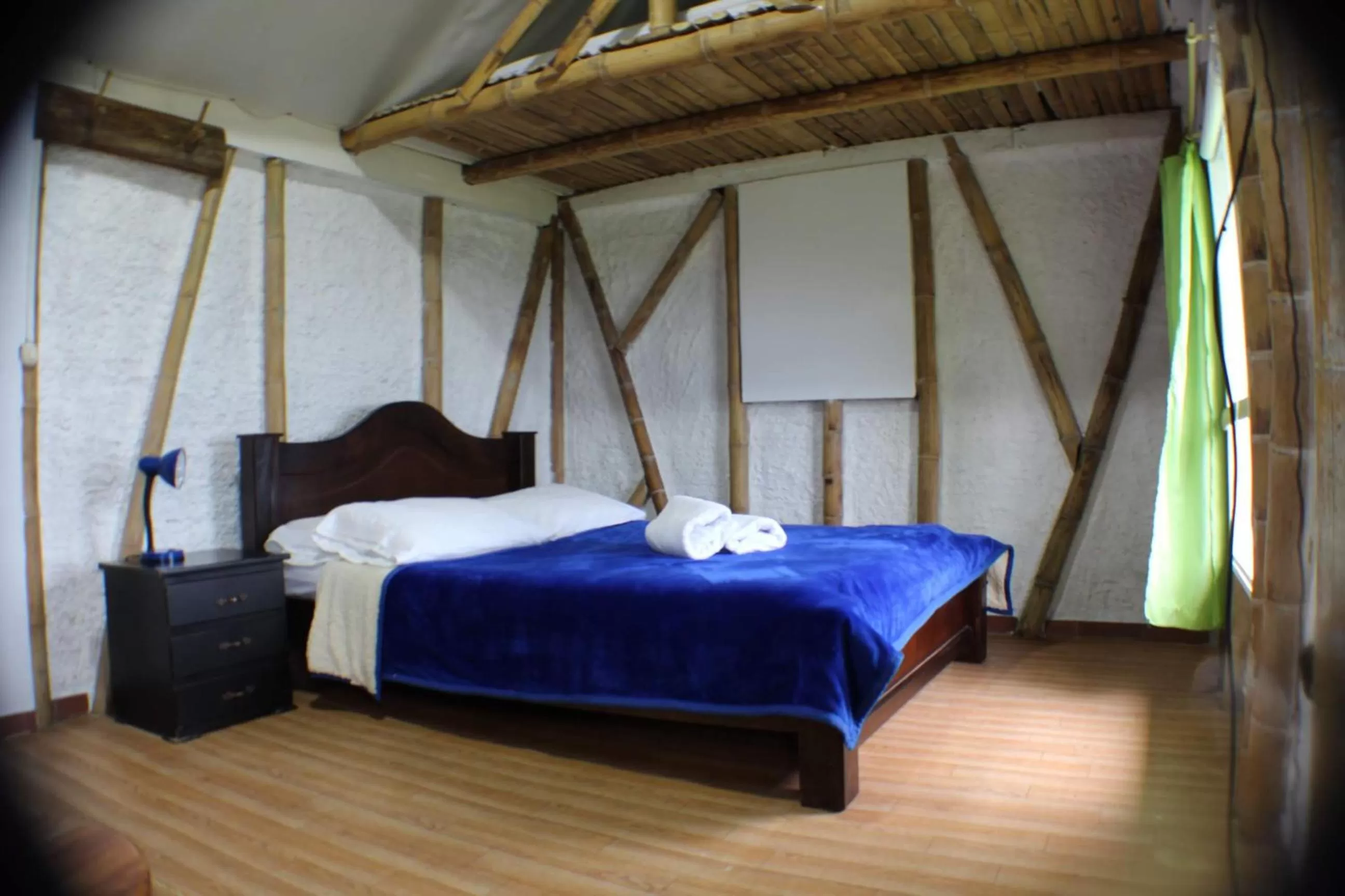 Bed in Eco Lodge La Juanita