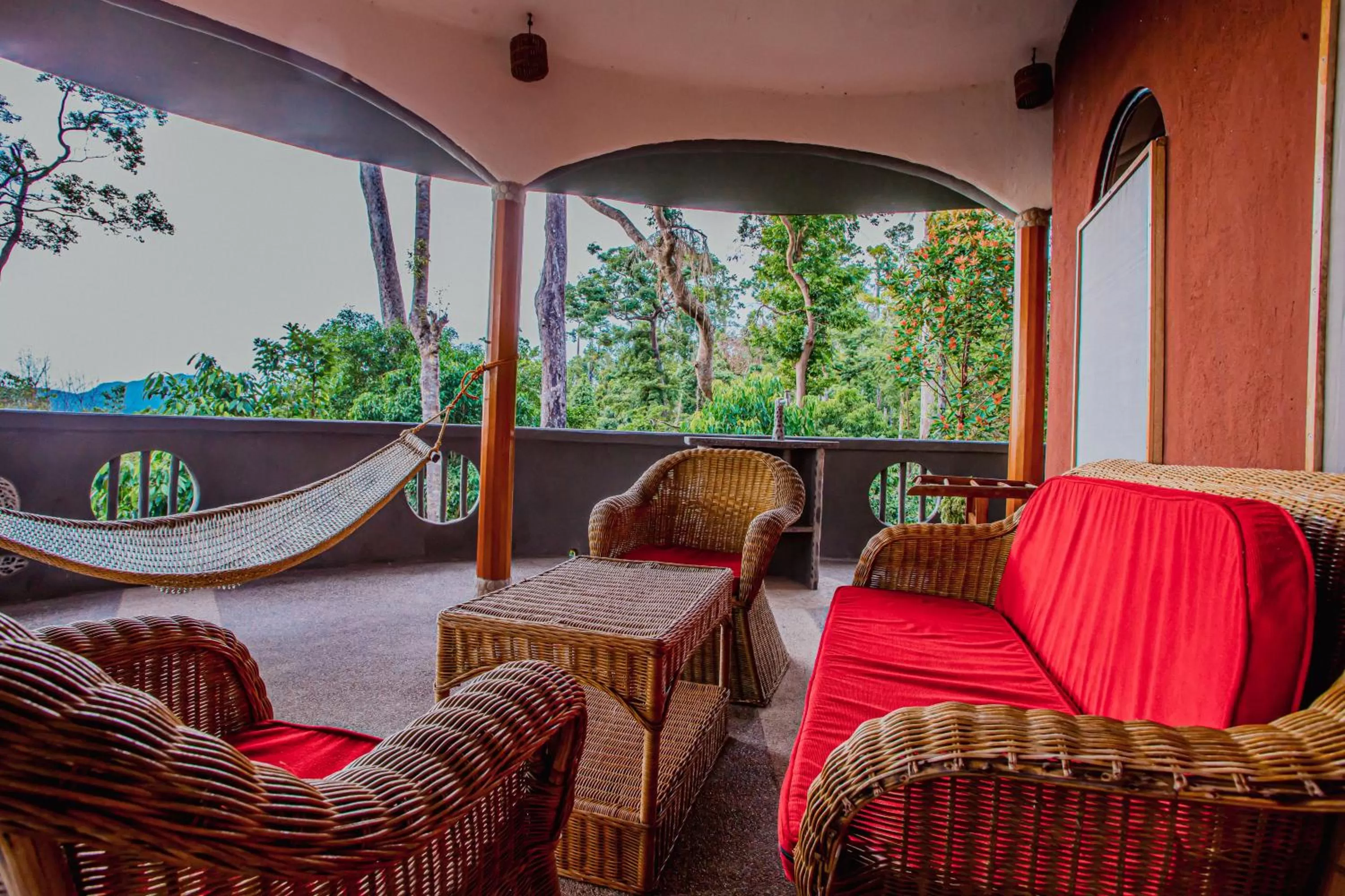 Balcony/Terrace in Atremaru Jungle Retreat