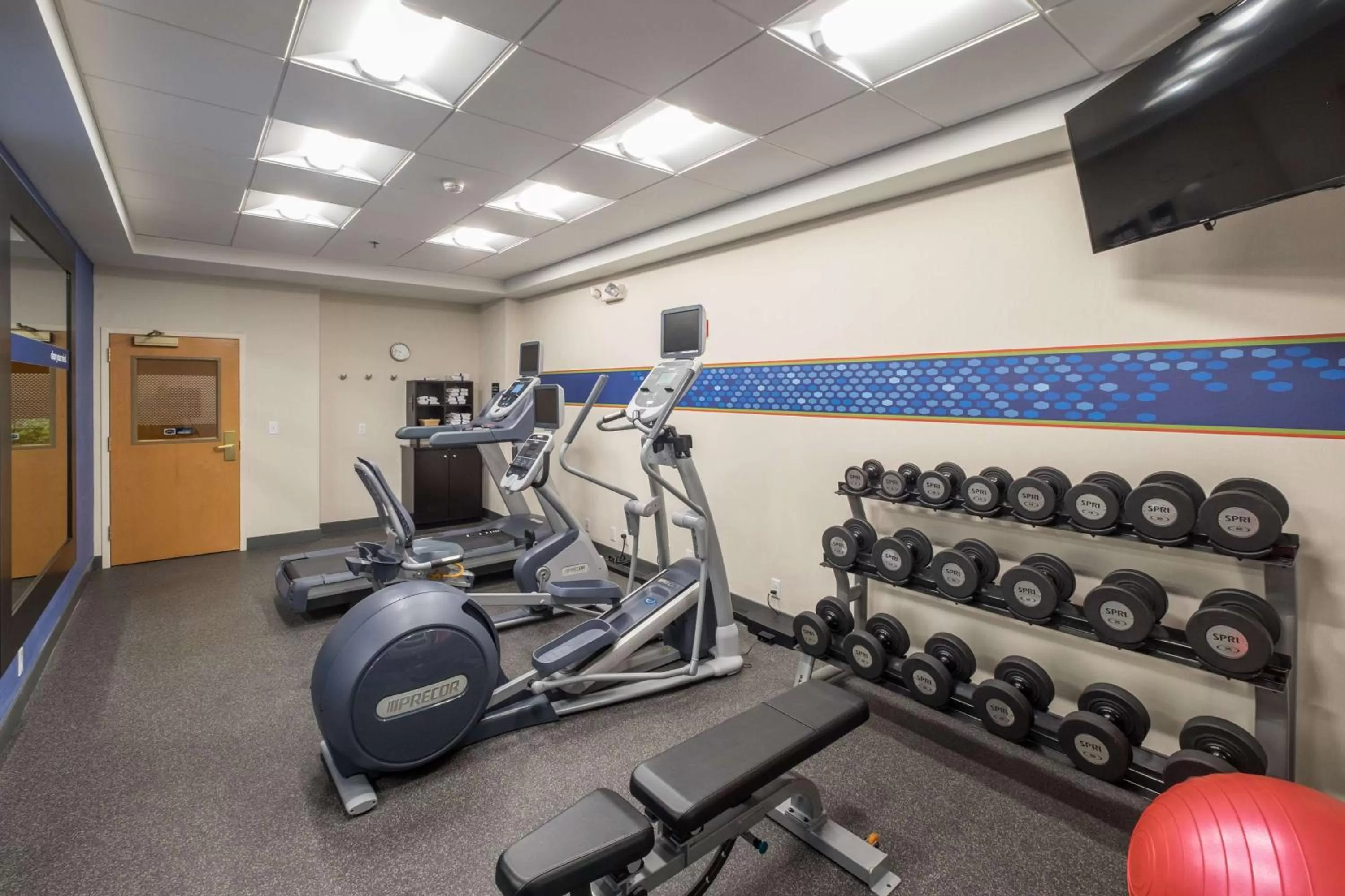 Fitness centre/facilities in Hampton Inn Freeport/Brunswick