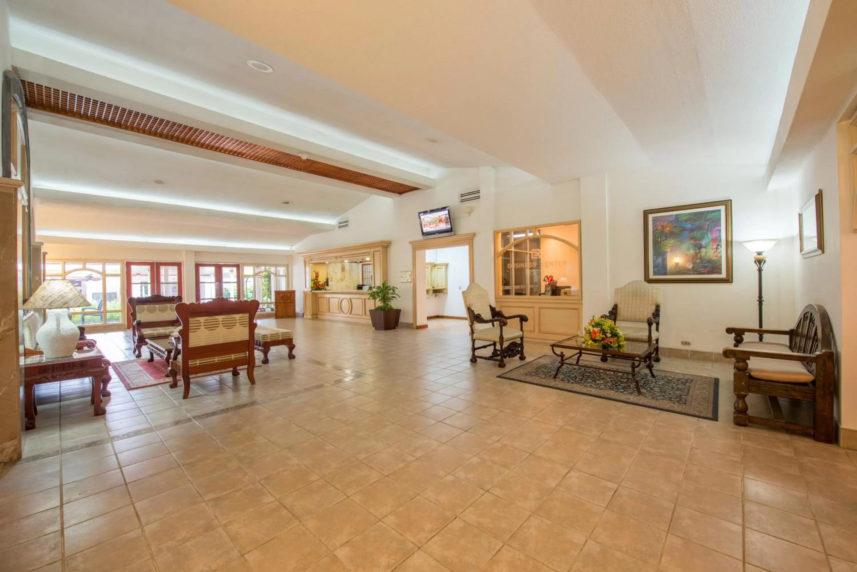 Lobby or reception in Hotel Globales Camino Real Managua