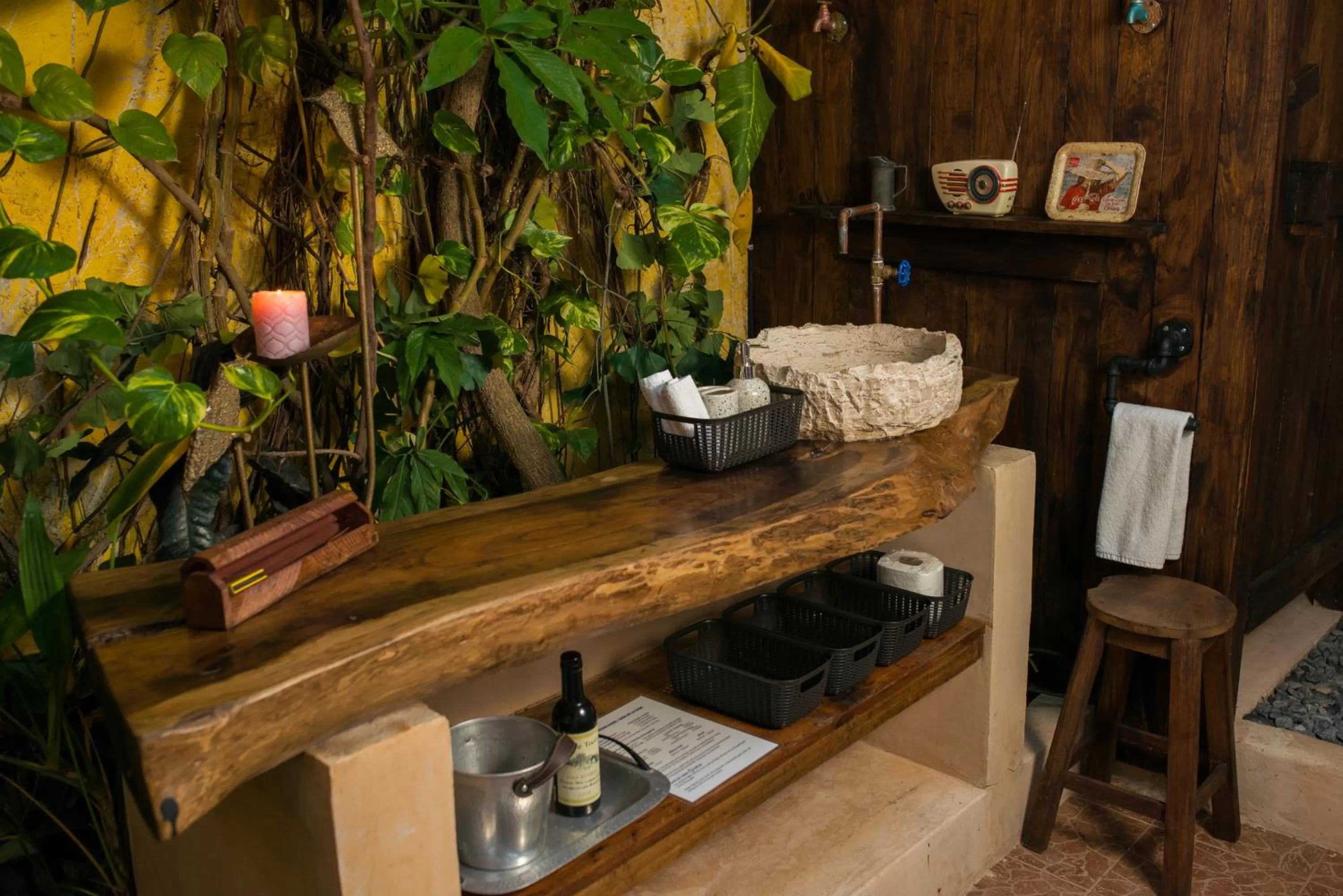 Open Air Bath in Hacienda Boutique B&B and Spa Solo Adultos