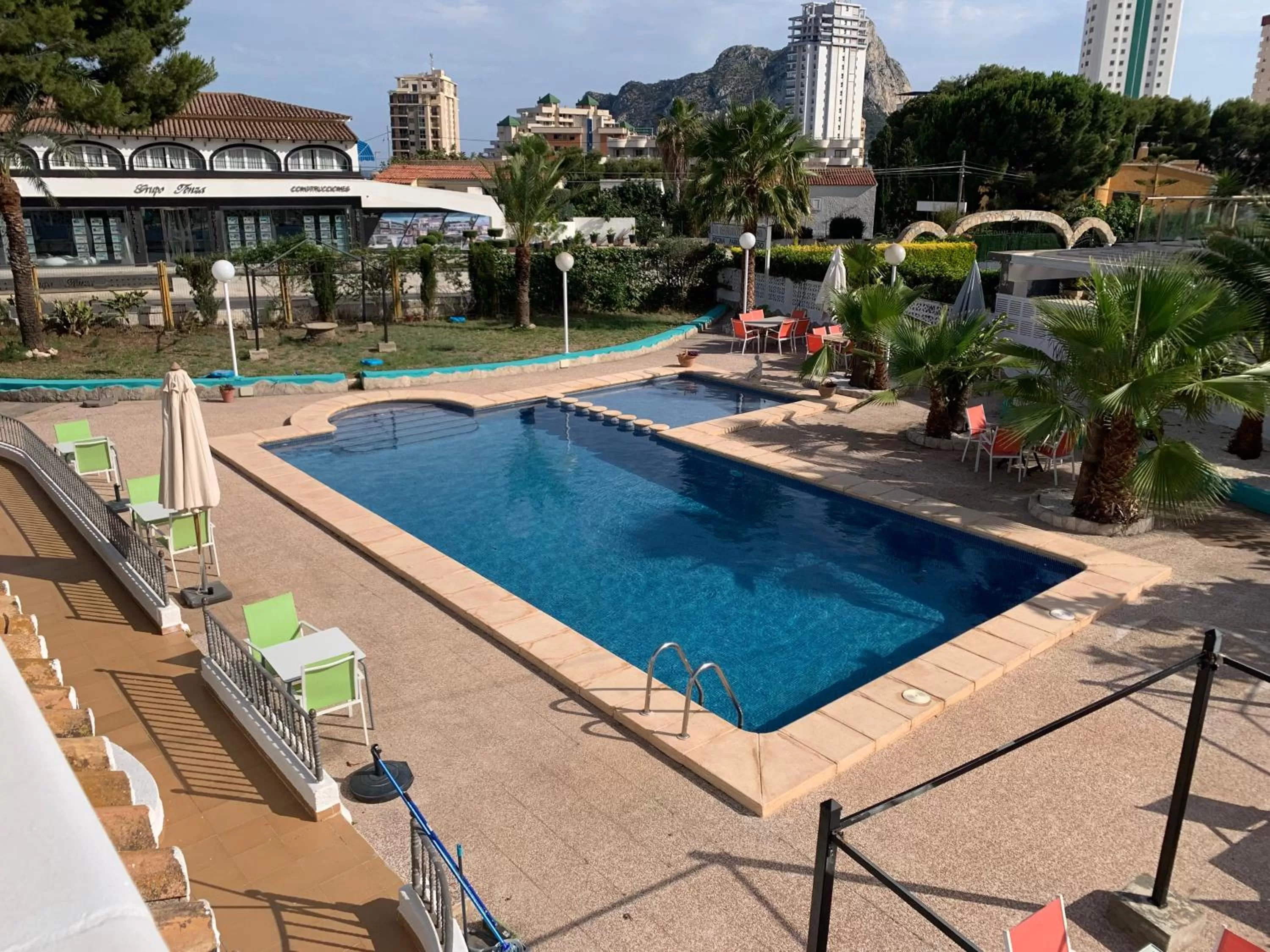 Pool View in Casa los Pinos Calpe Playa