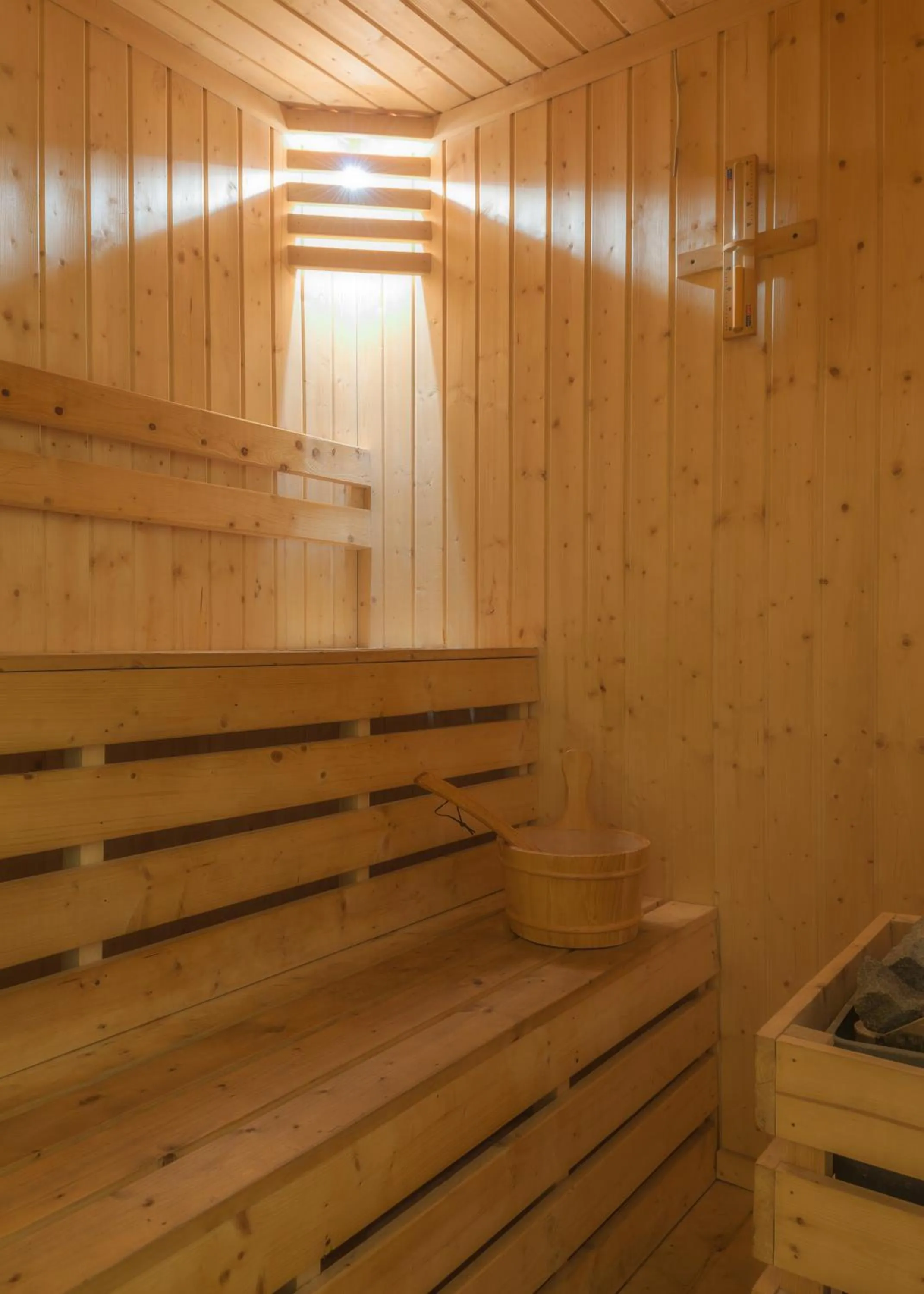 Sauna in The Claridges Nabha Residence