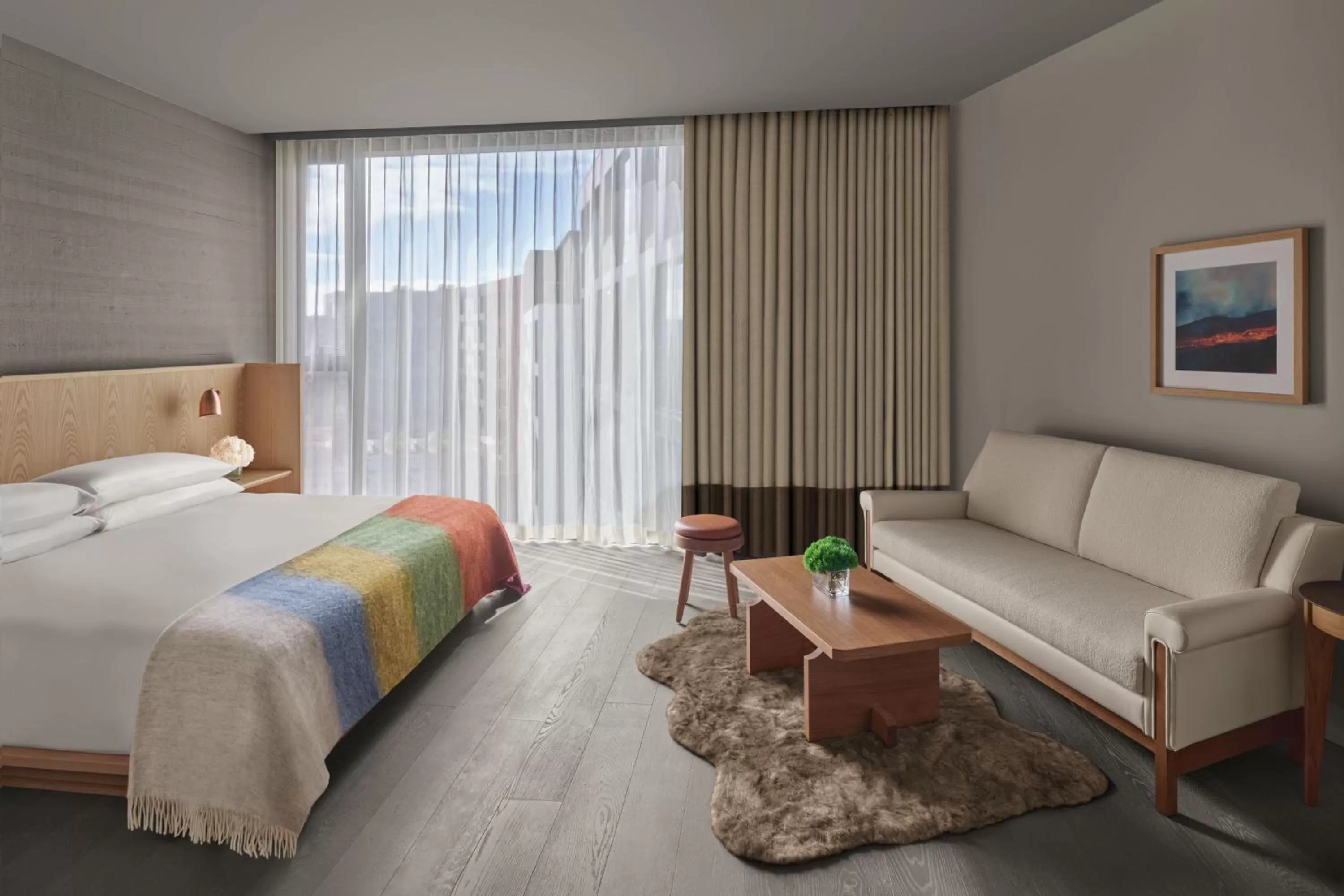 Photo of the whole room, Bed in The Reykjavik EDITION