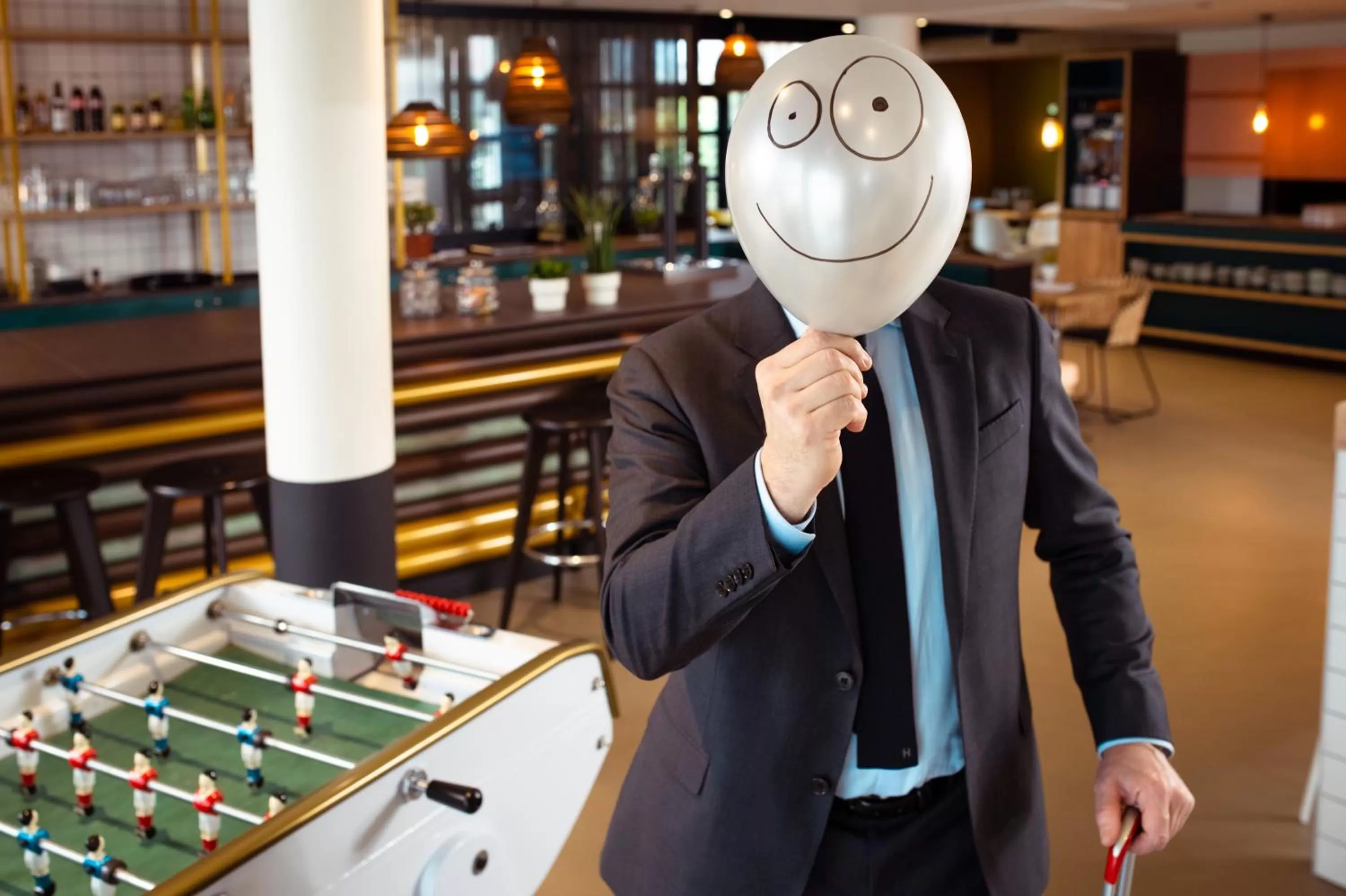 Lounge or bar in ibis Styles Lyon Meyzieu Arena Stadium