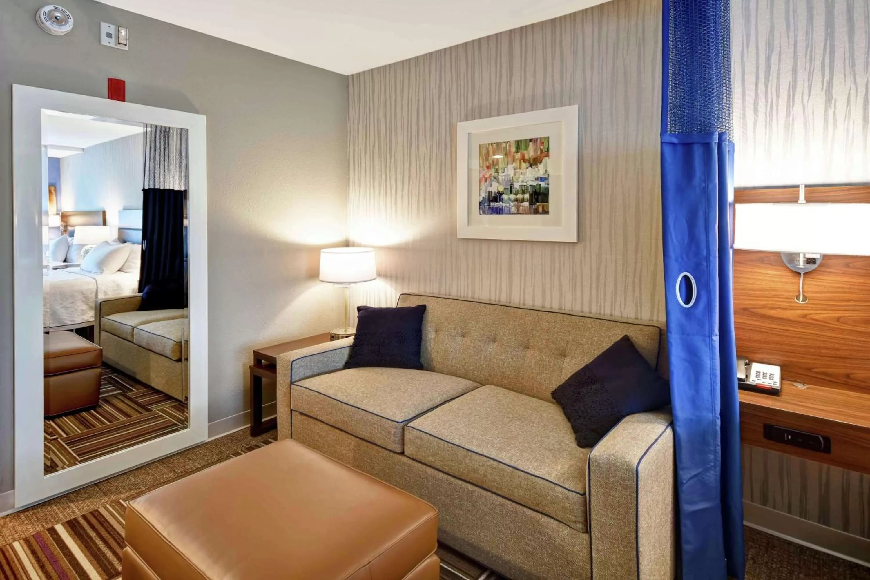 Living room, Bed in Home2 Suites by Hilton Atlanta Norcross