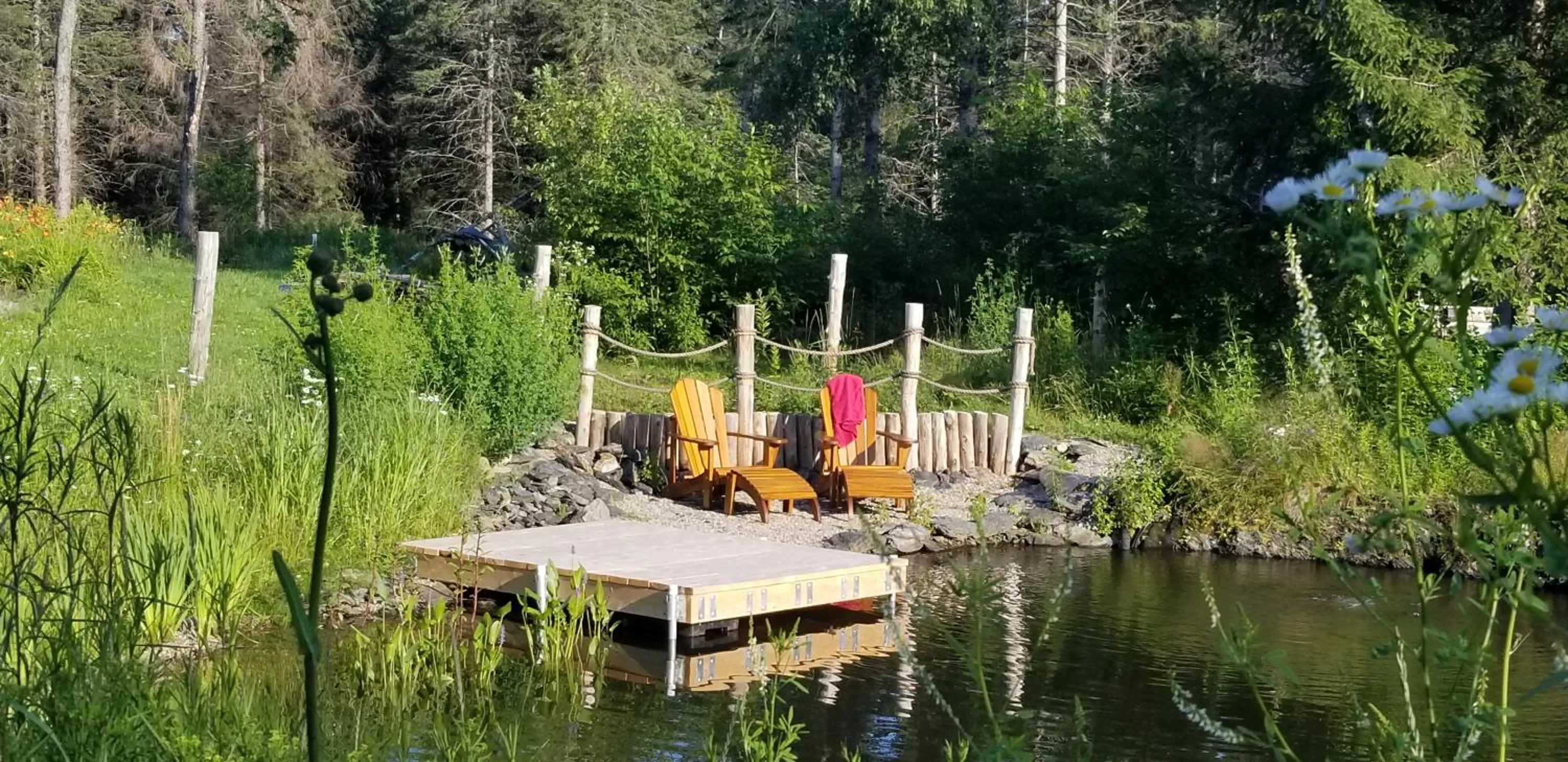 Open Air Bath in GÎTE SUR L'ARC EN CIEL