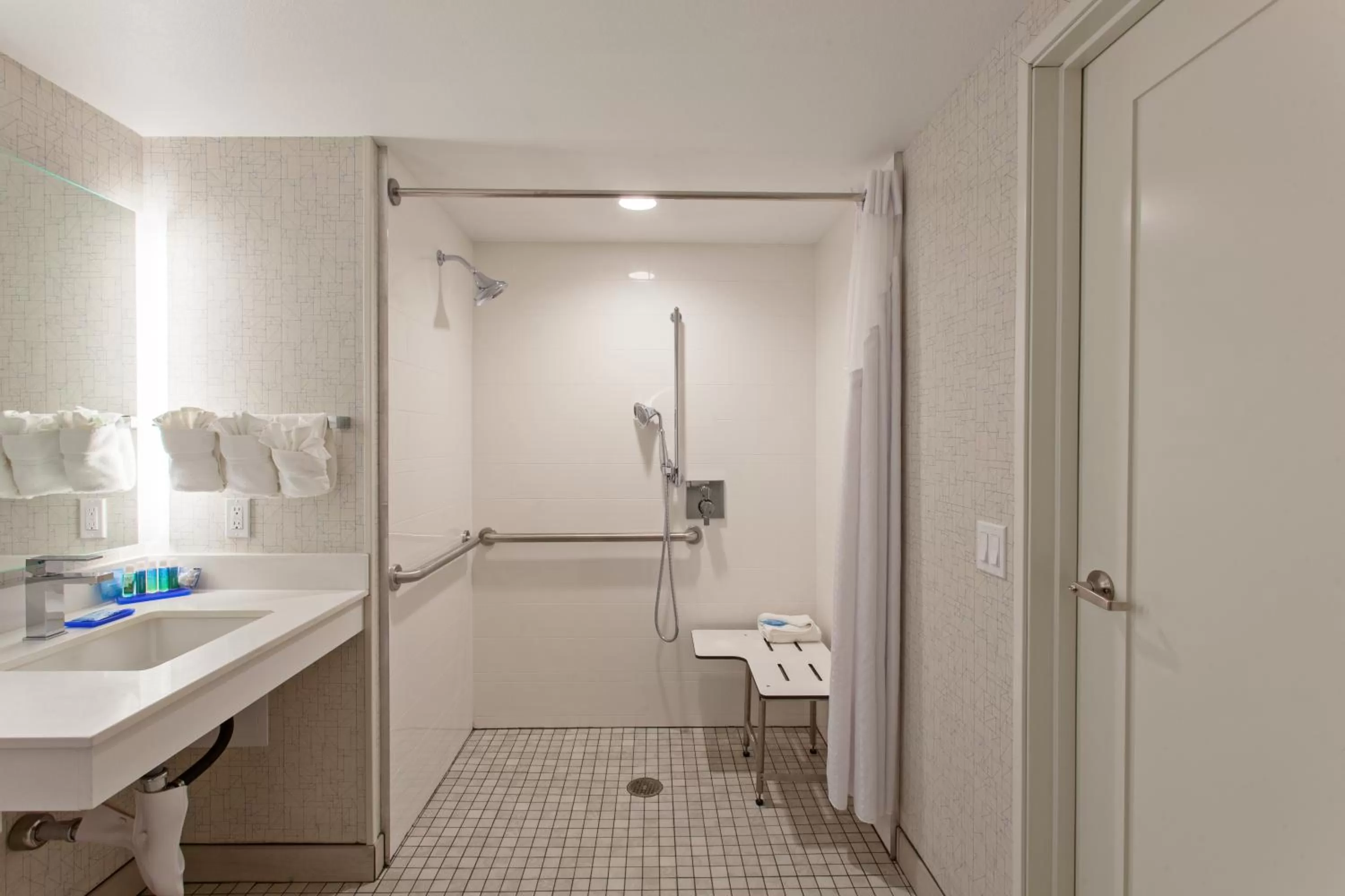 Shower in Holiday Inn Express & Suites Pasadena - Los Angeles by IHG