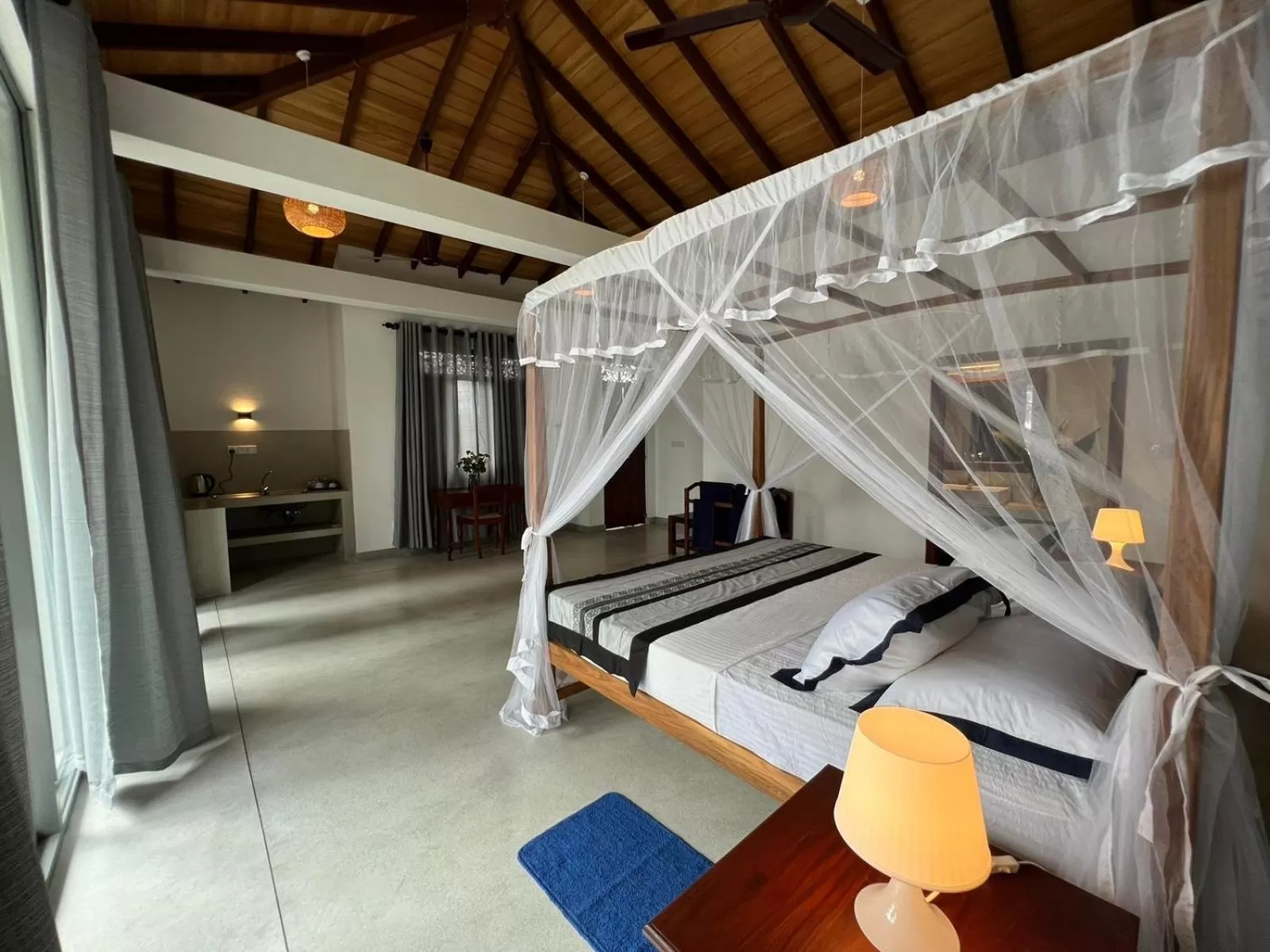 Photo of the whole room, Bed in Galawatta Beach Resort