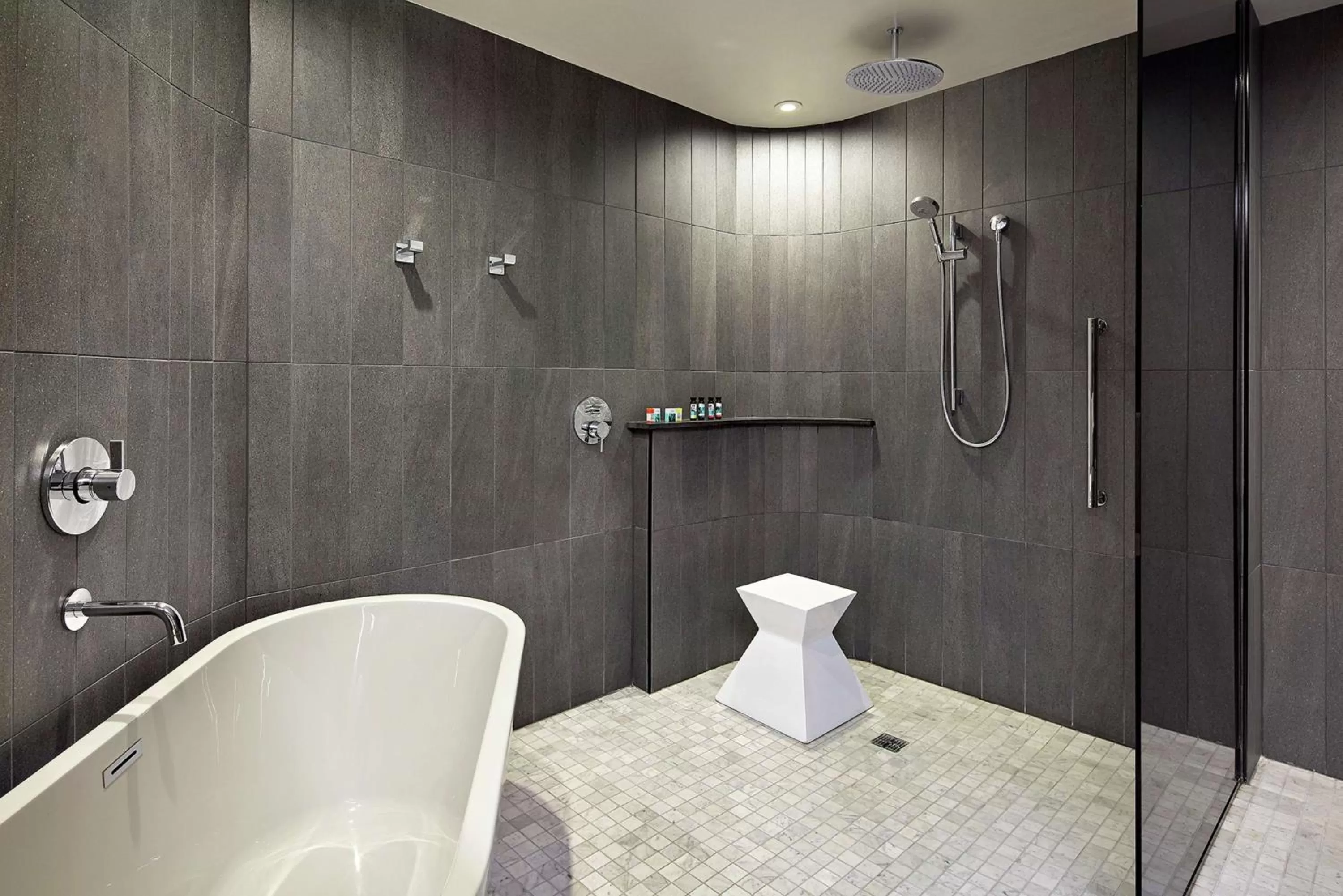 Bathroom in The Statler Dallas, Curio Collection By Hilton