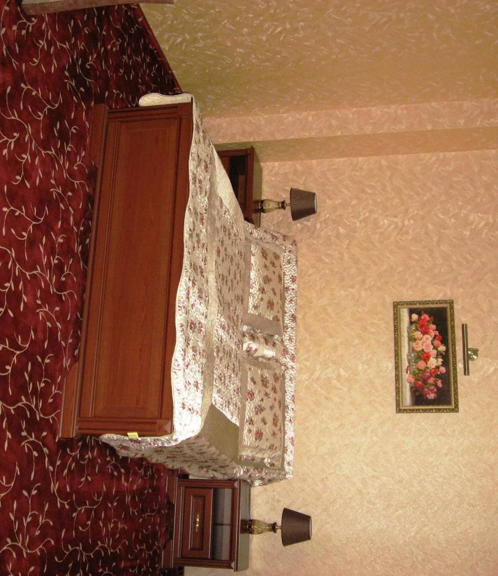 Bed in Shato Paradis Hotel