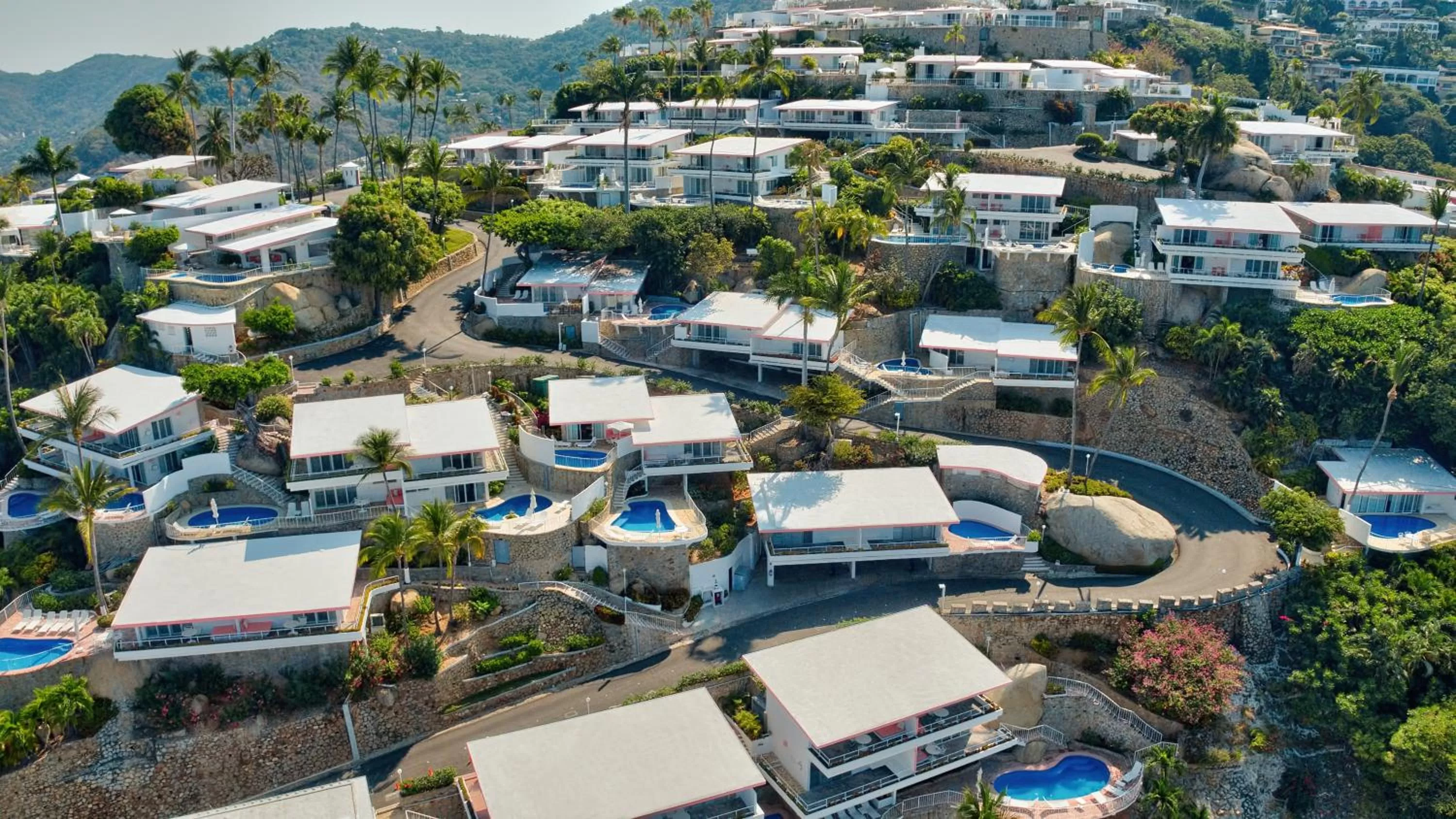 Bird's eye view in Las Brisas Acapulco