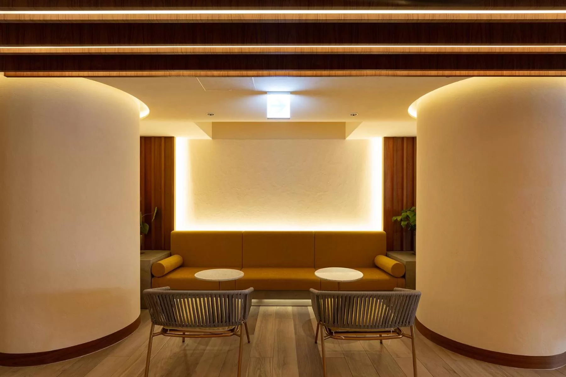 Lobby or reception in The OneFive Terrace Fukuoka