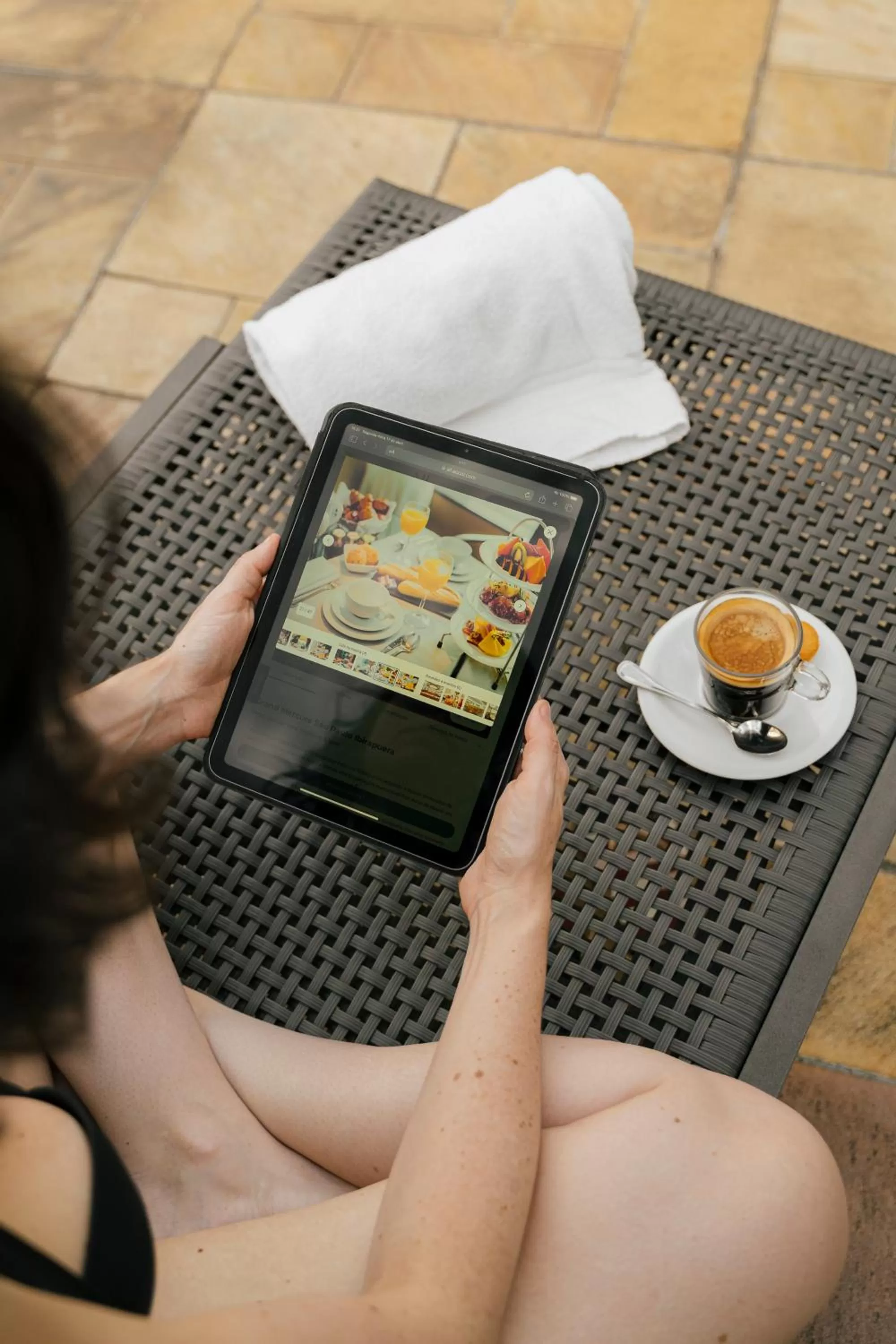 Pool view in Grand Mercure Sao Paulo Ibirapuera