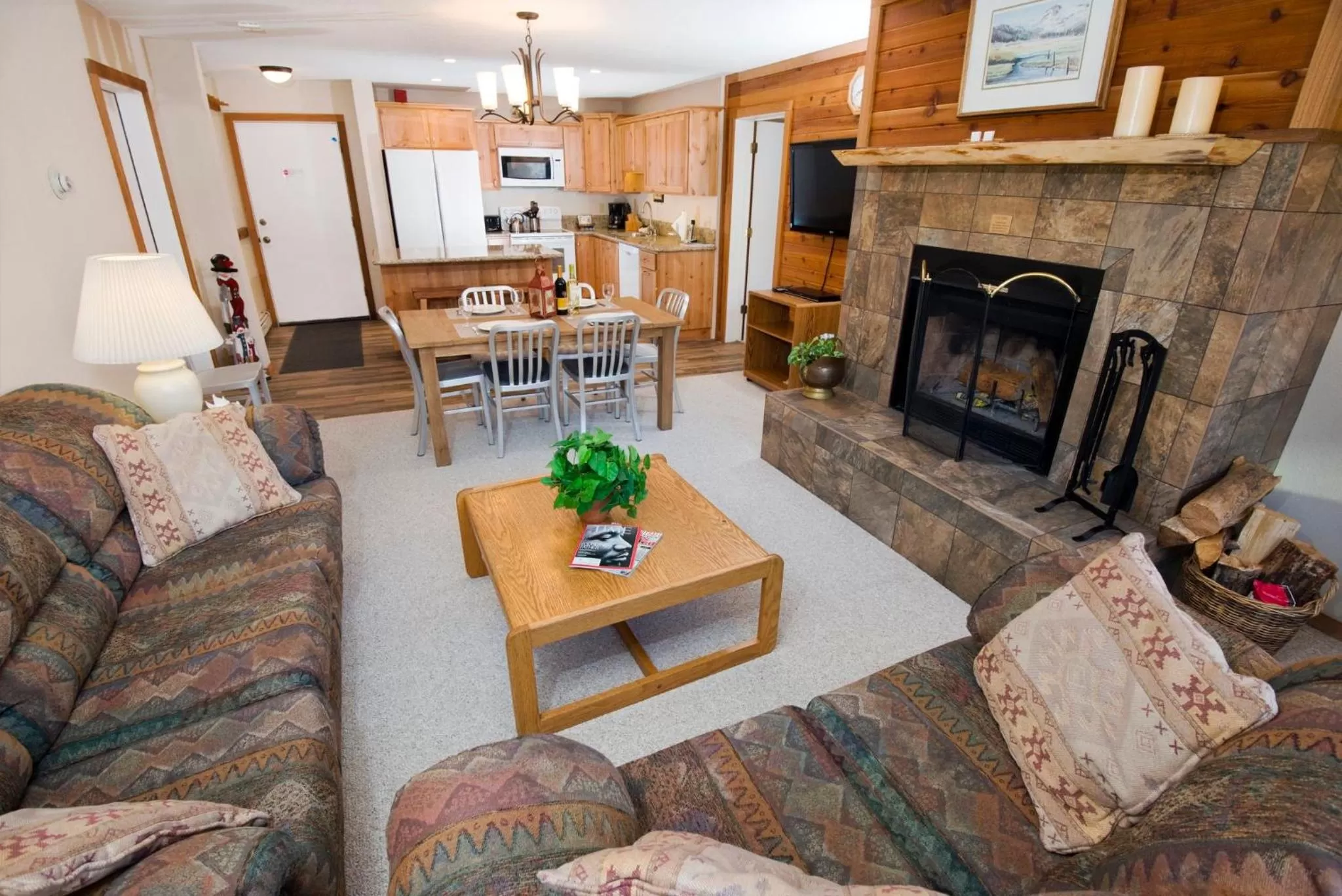 Living room in Kirkwood Mountain Resort by Vail Resorts