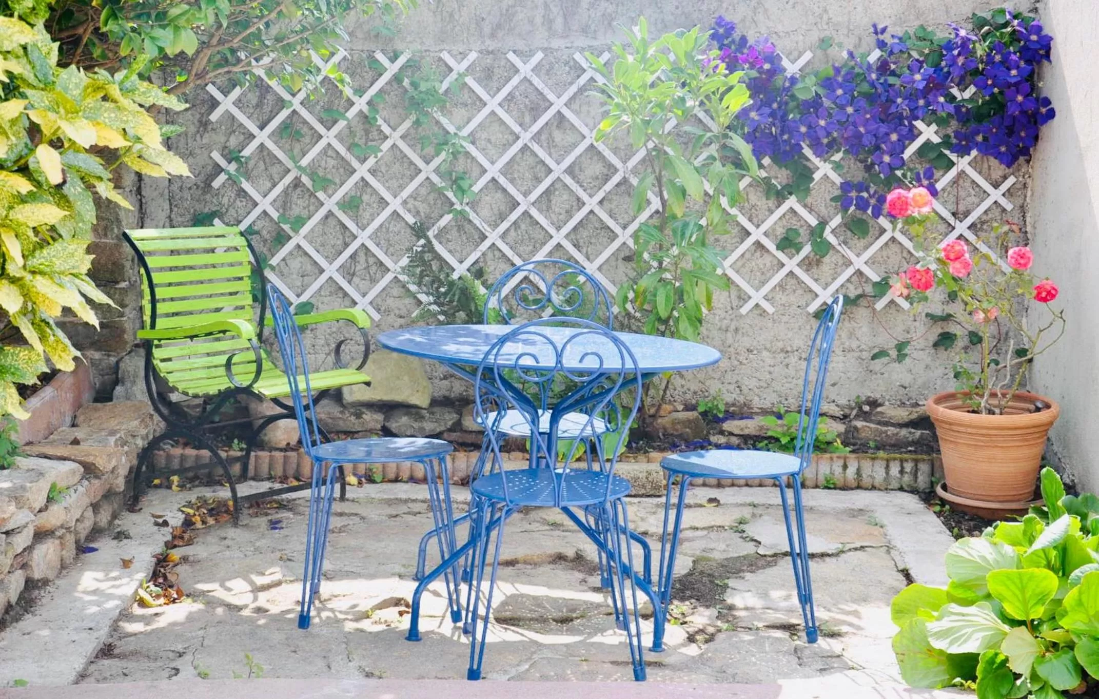 Patio in Les hauts de Kersudal