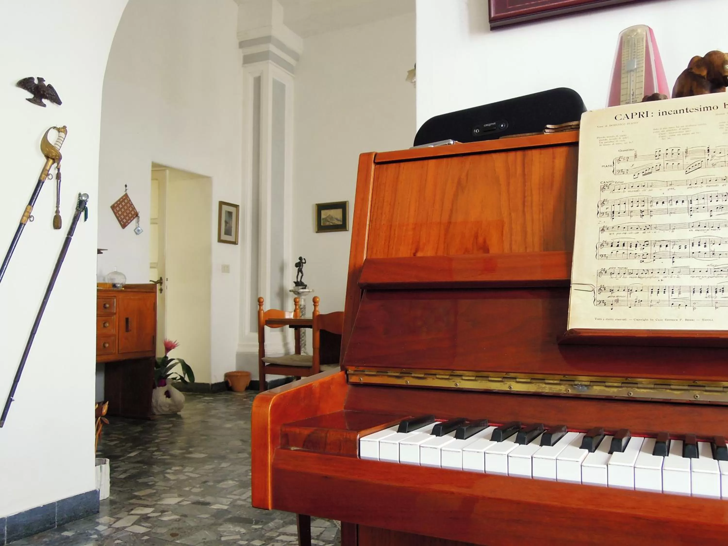 Living room in Antico Monastero Di Anacapri