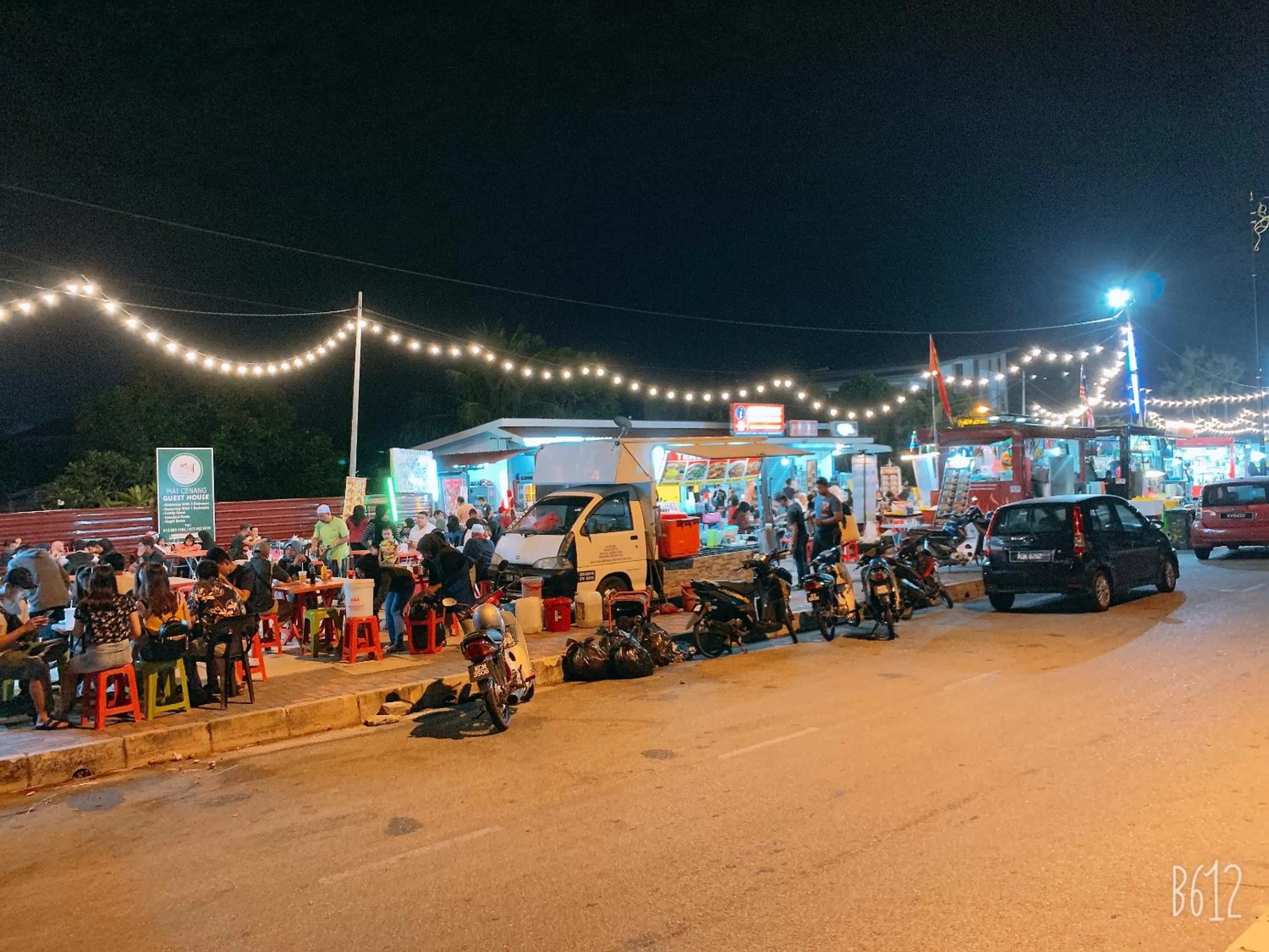 Night in Dhania Cenang Beach Motel