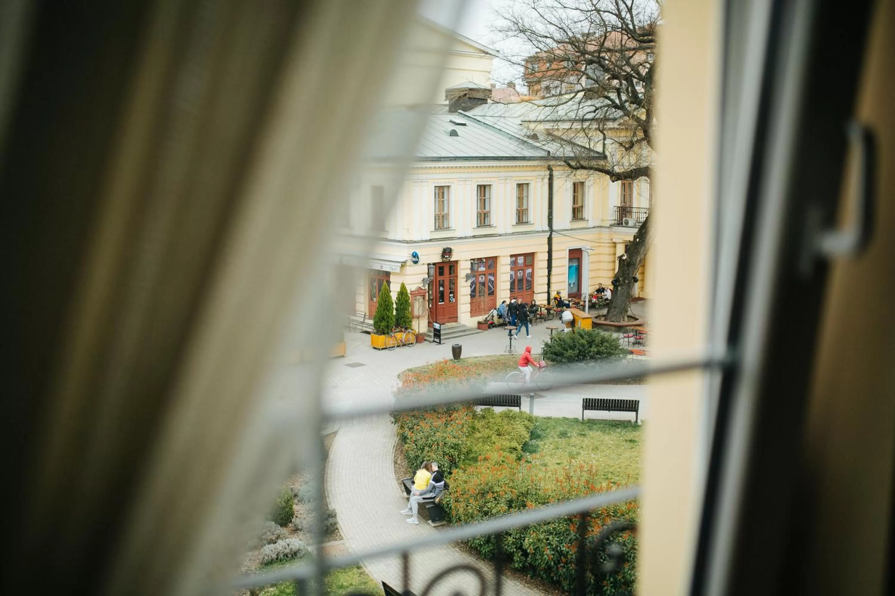 Street view, View in Garni Hotel Andric