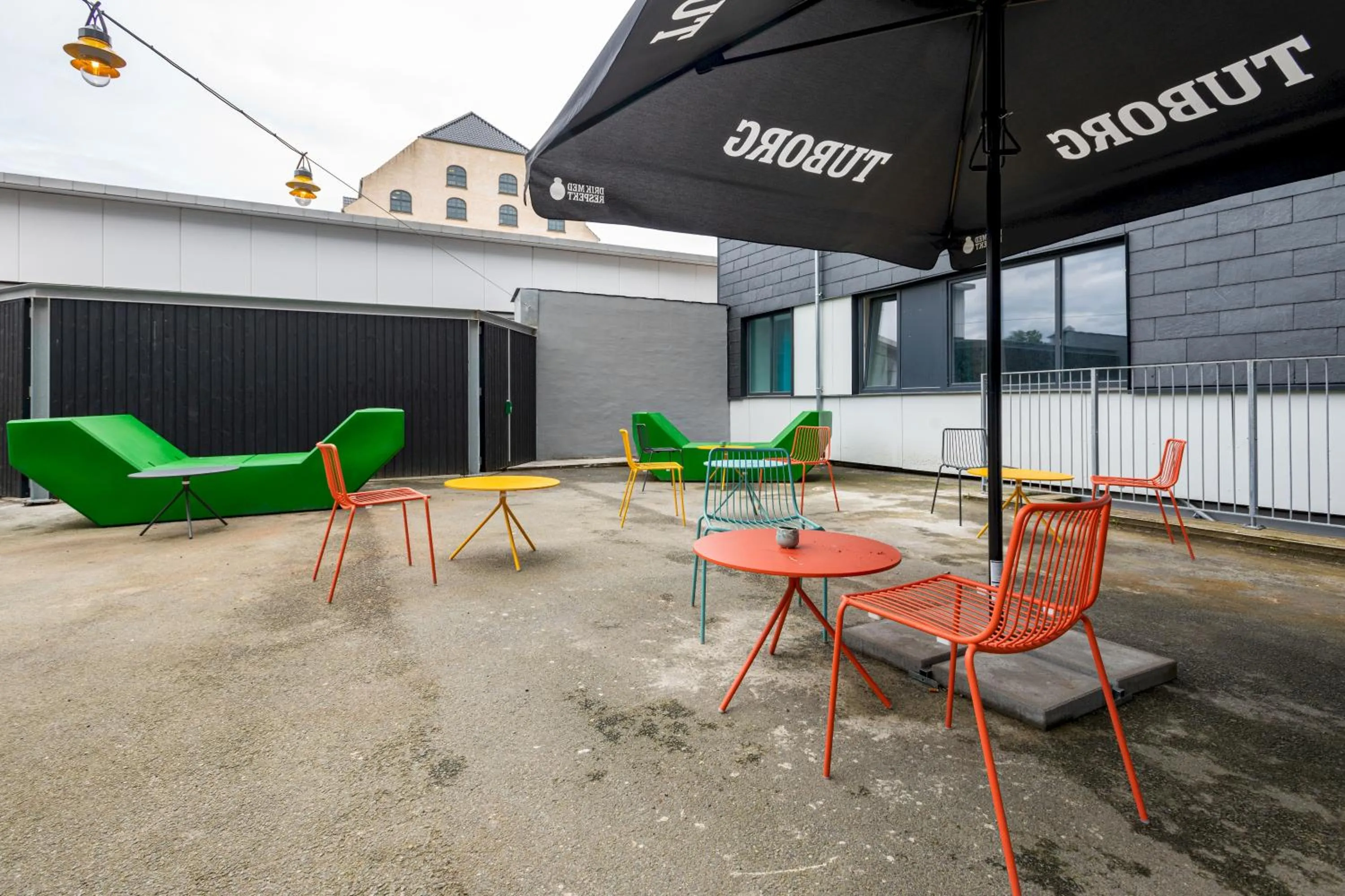 Balcony/Terrace in a&o Copenhagen Sydhavn