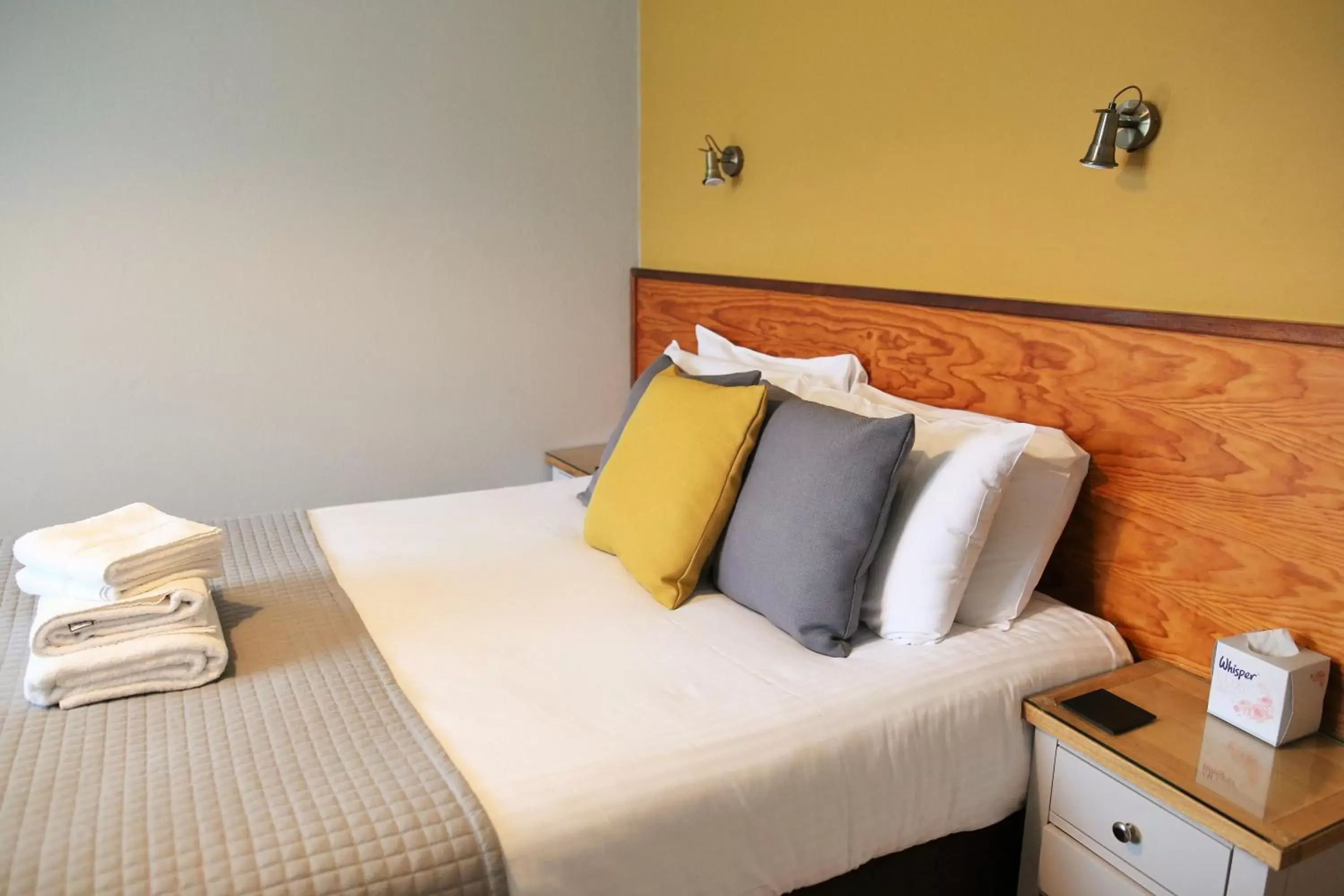 Bed in Tricky's Hotel Bed in Tricky's Hotel