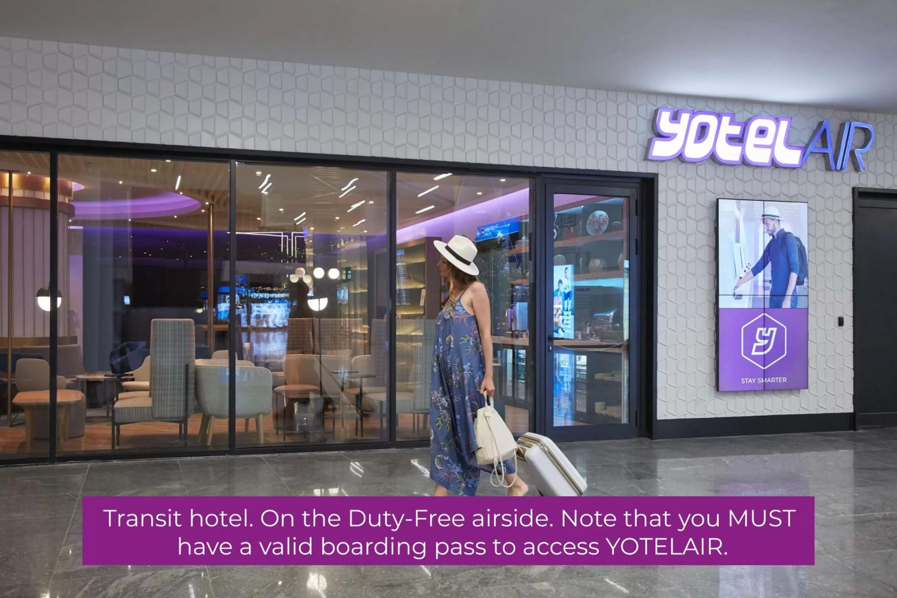 Facade/entrance in YOTELAIR Istanbul Airport, Duty free - International Transit area