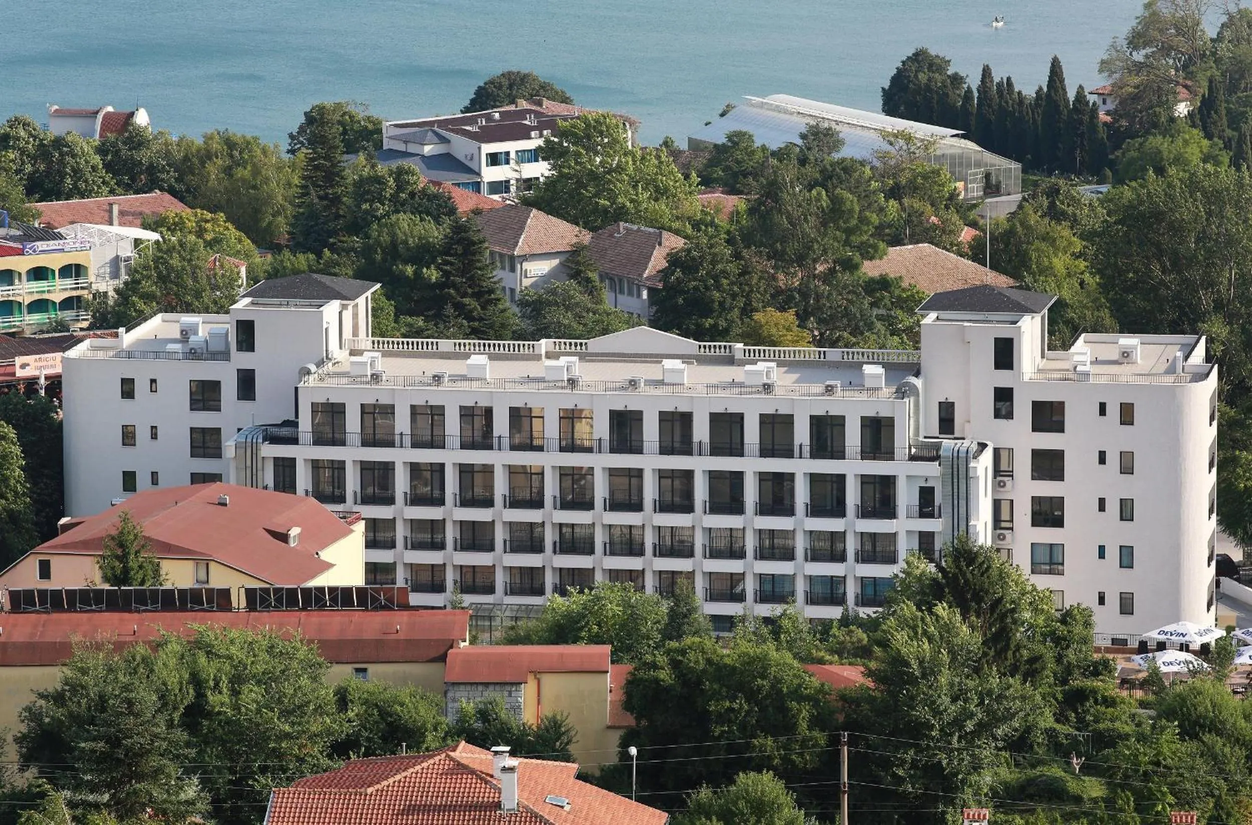 Property building in White Rock Castle Suite Hotel & SPA