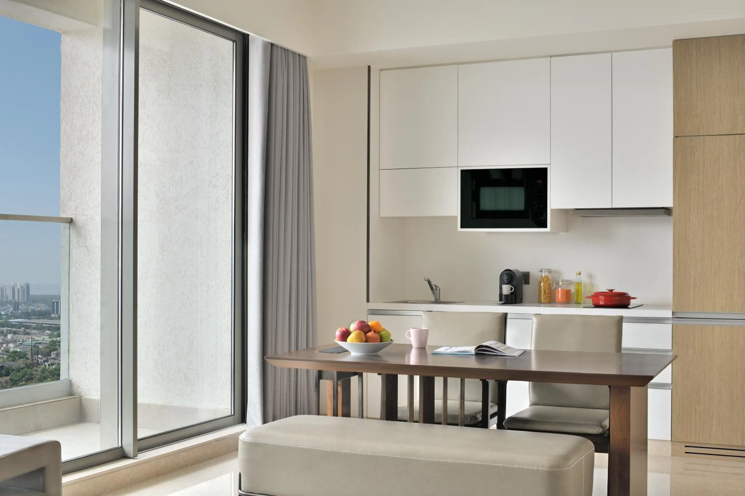 Kitchen or kitchenette in Marriott Executive Apartments Navi Mumbai