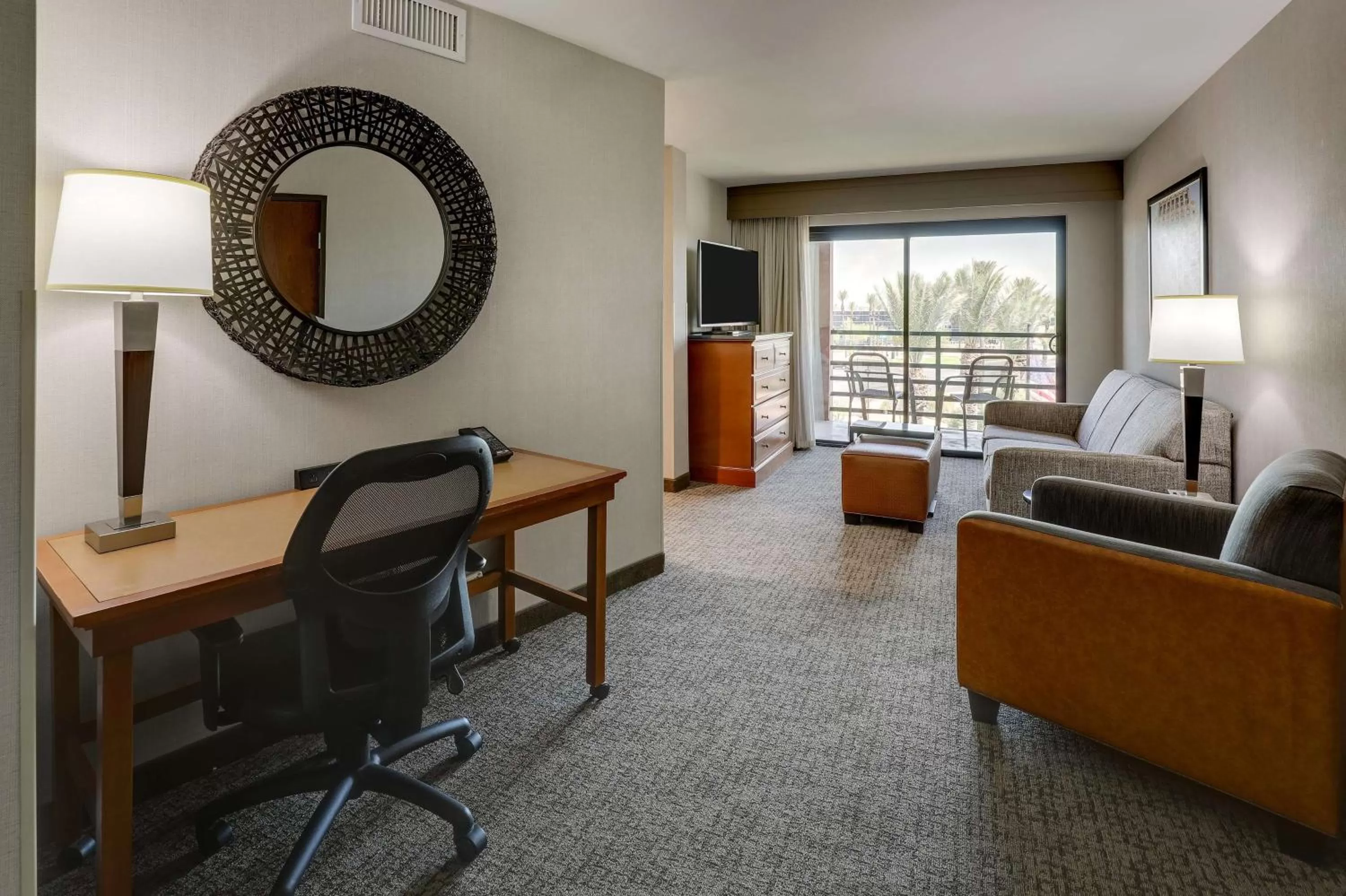 King Suite With Sofa Bed and Terrace – High Floor in Drury Inn & Suites Phoenix Airport