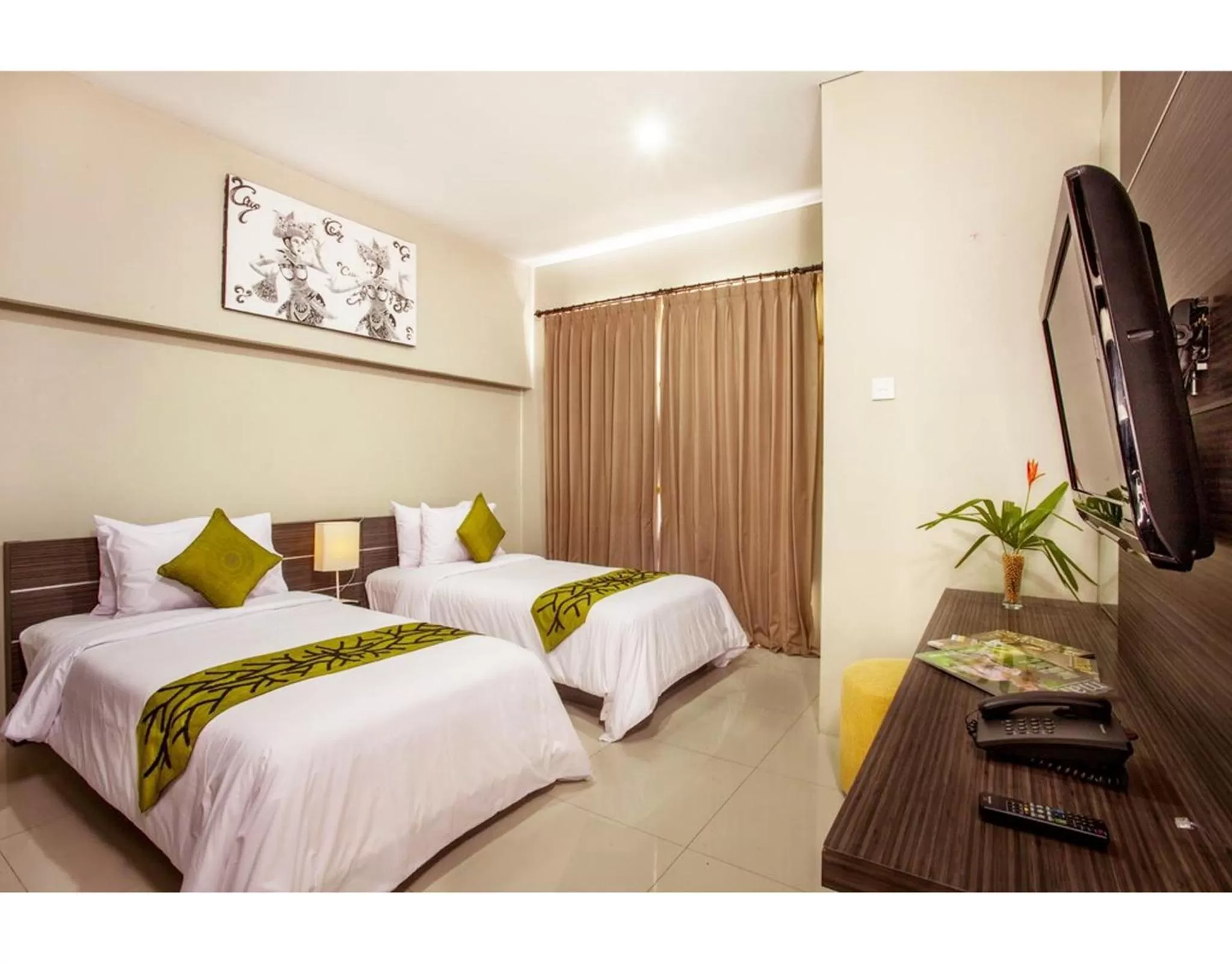 Bedroom, Bed in ABISHA Resort Jimbaran