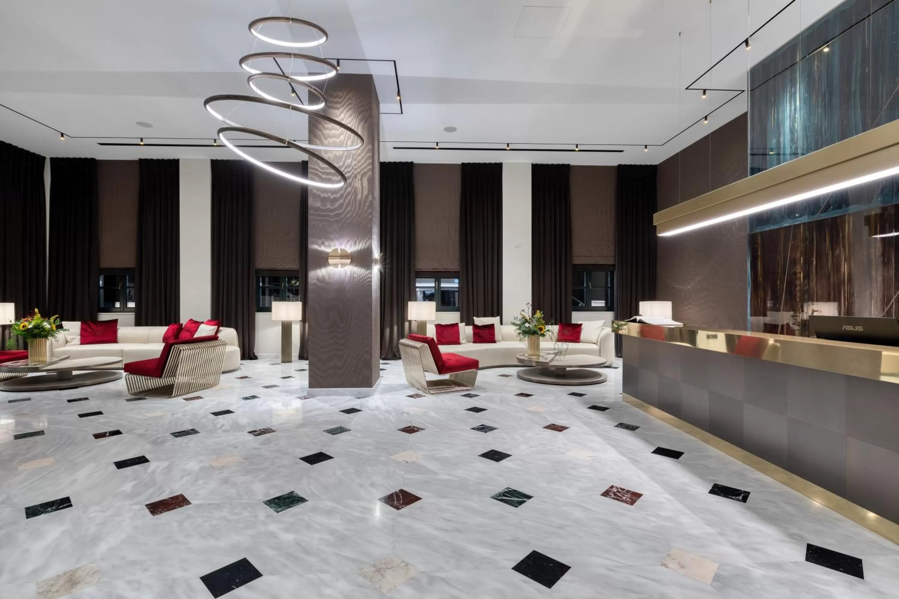 Lobby or reception in Grand Hotel Kalamata