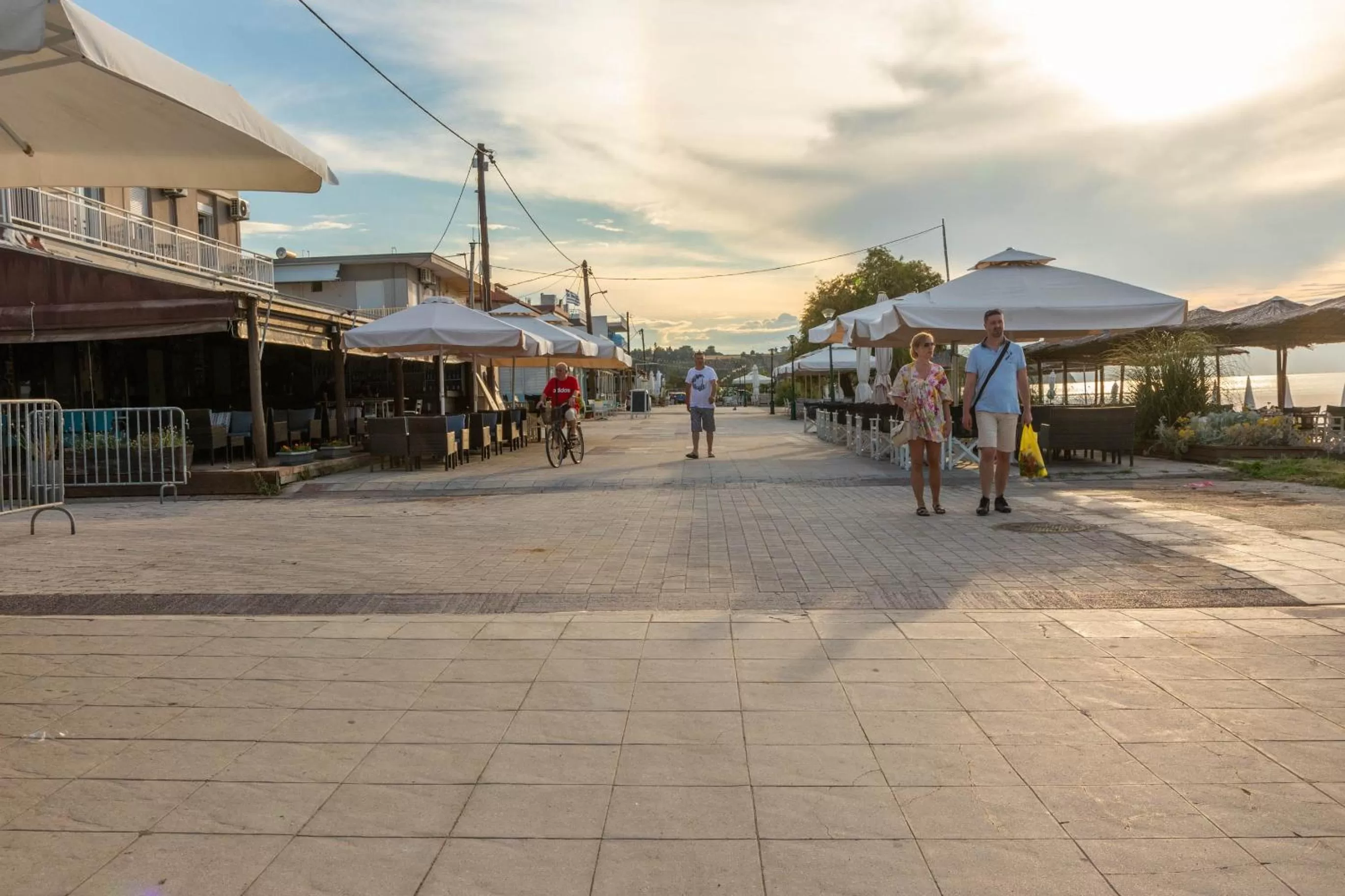 City view in Aegean Blue Seaview Studios