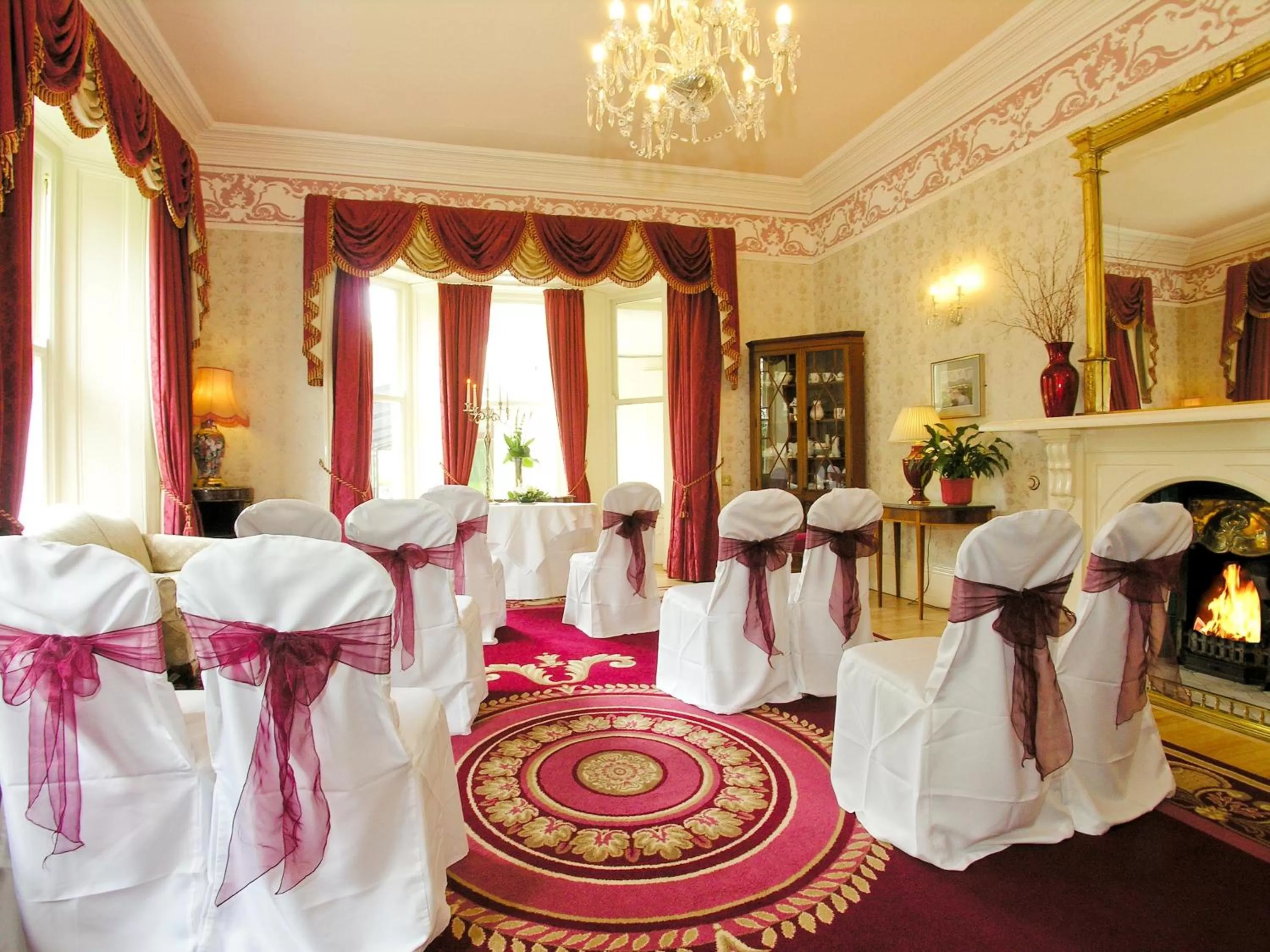 Seating area in The Ardilaun Hotel