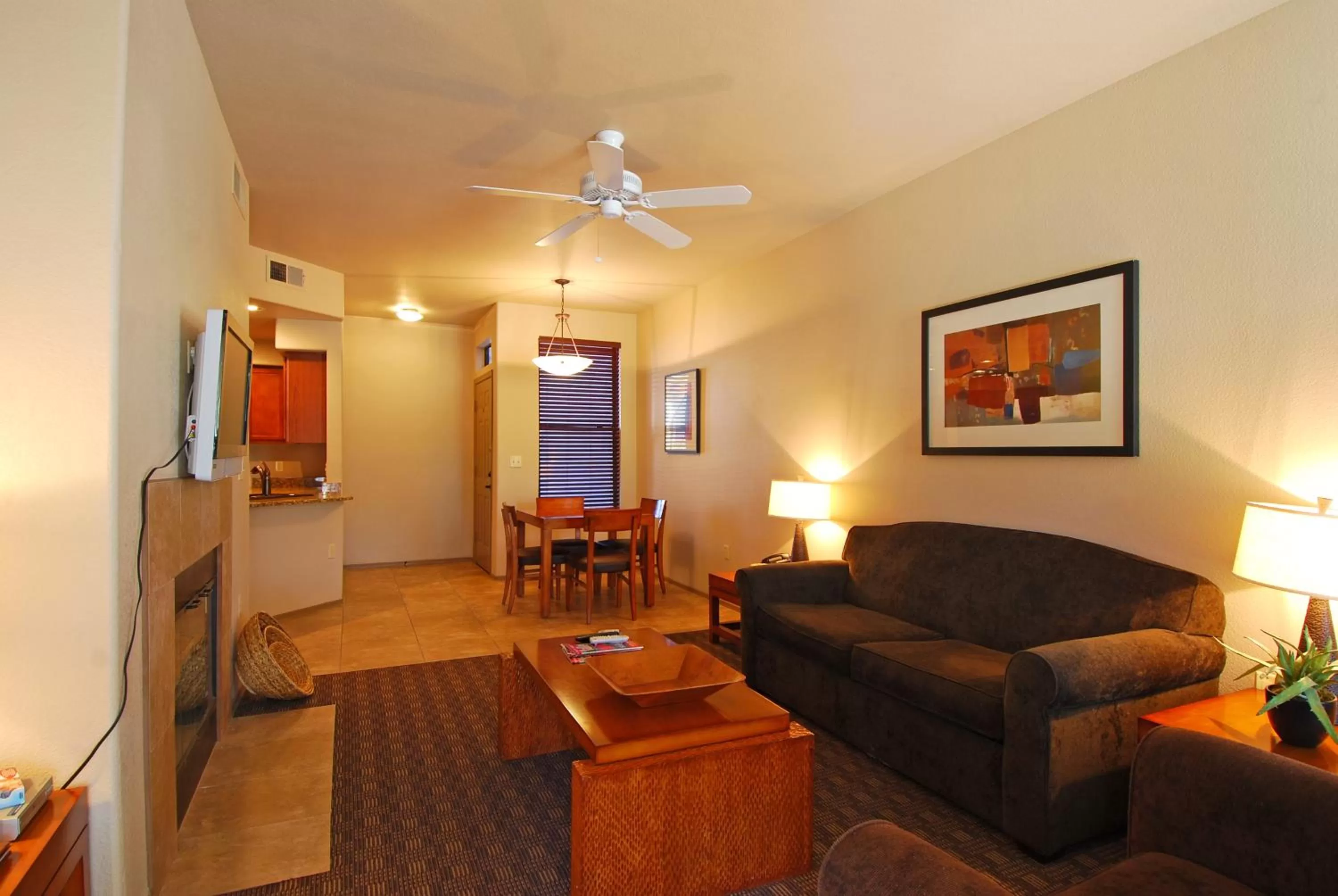 Living room in Raintree at Phoenix South Mountain Preserve
