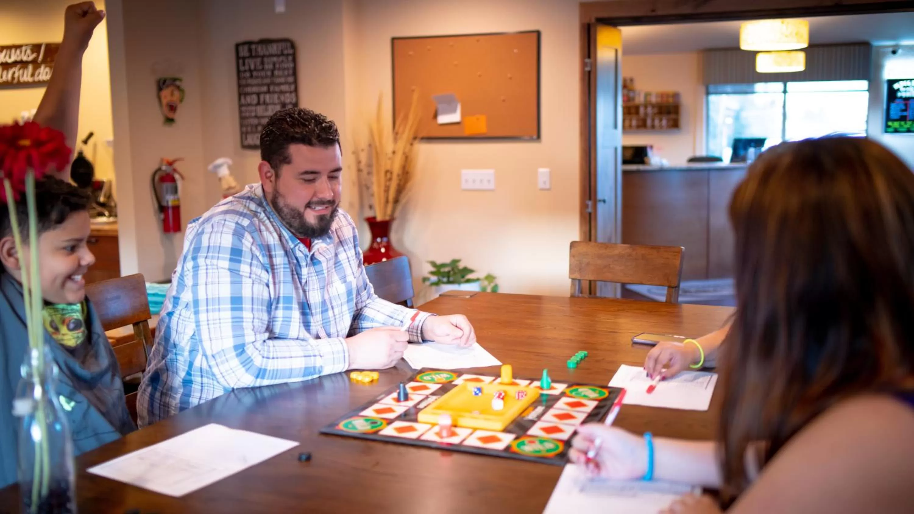 People in Mountain View Lodge