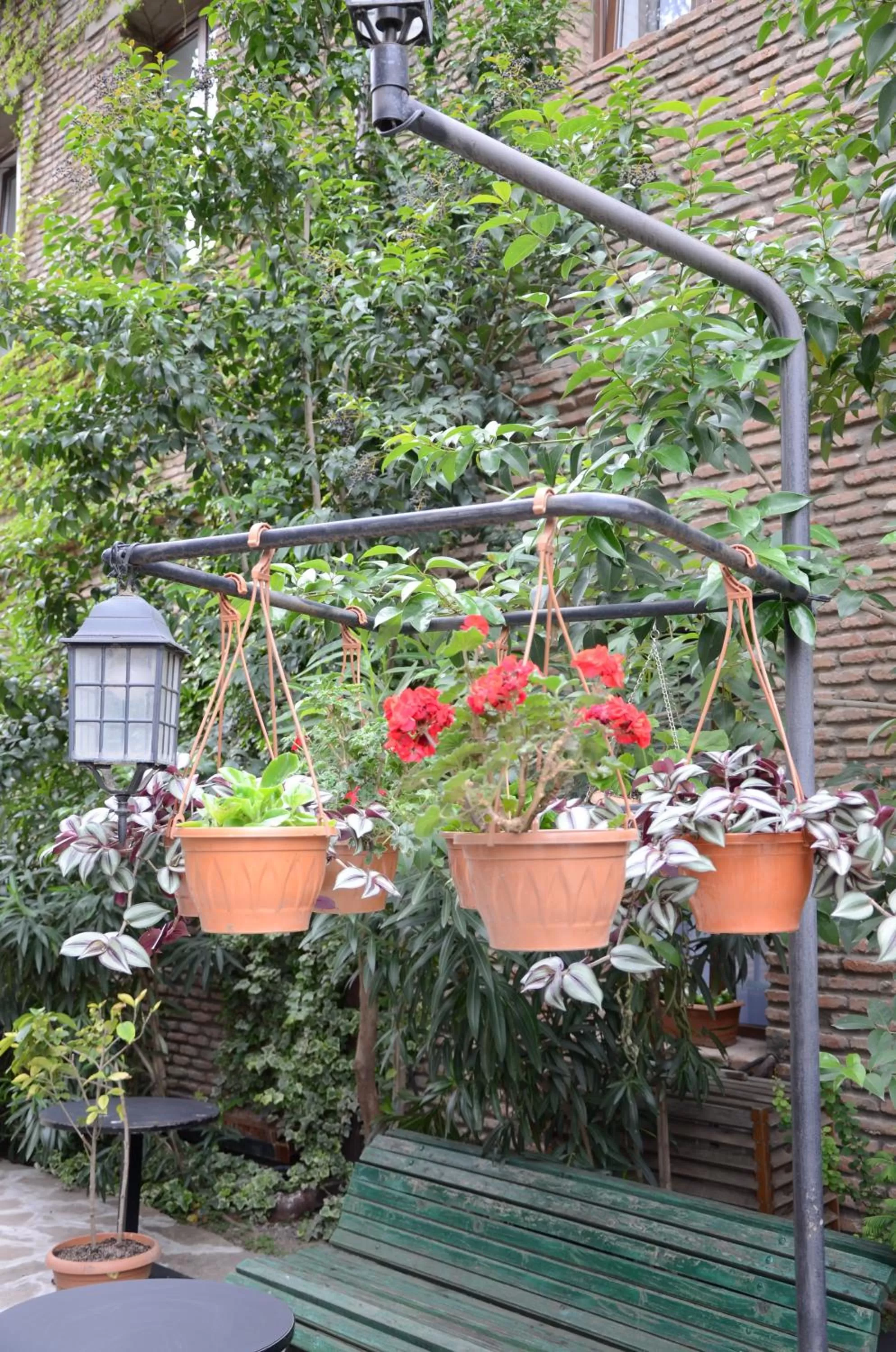 Inner courtyard view in Tiflis Hotel