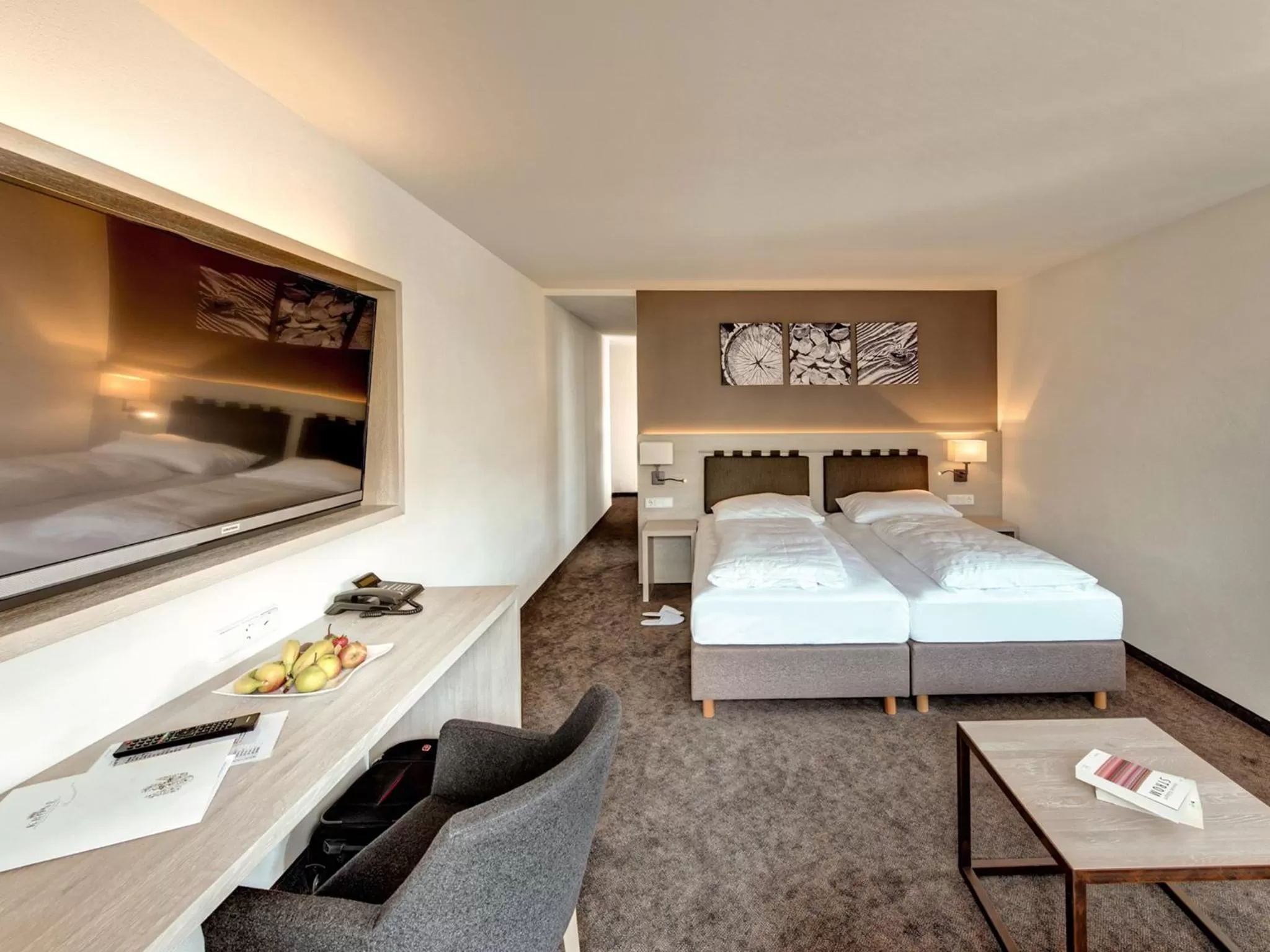 Photo of the whole room, Bed in Hotel Die Krone - Immenstadt-Stein